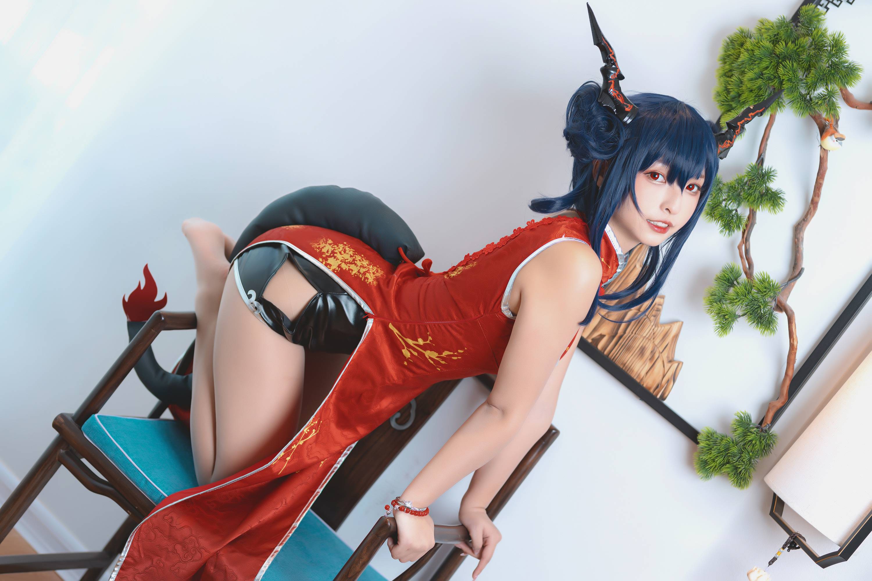 【網路收集系列】福利姬 神楽坂真冬《 旗袍魔女 》VIP福利帖【75P】-第1章-图片43
