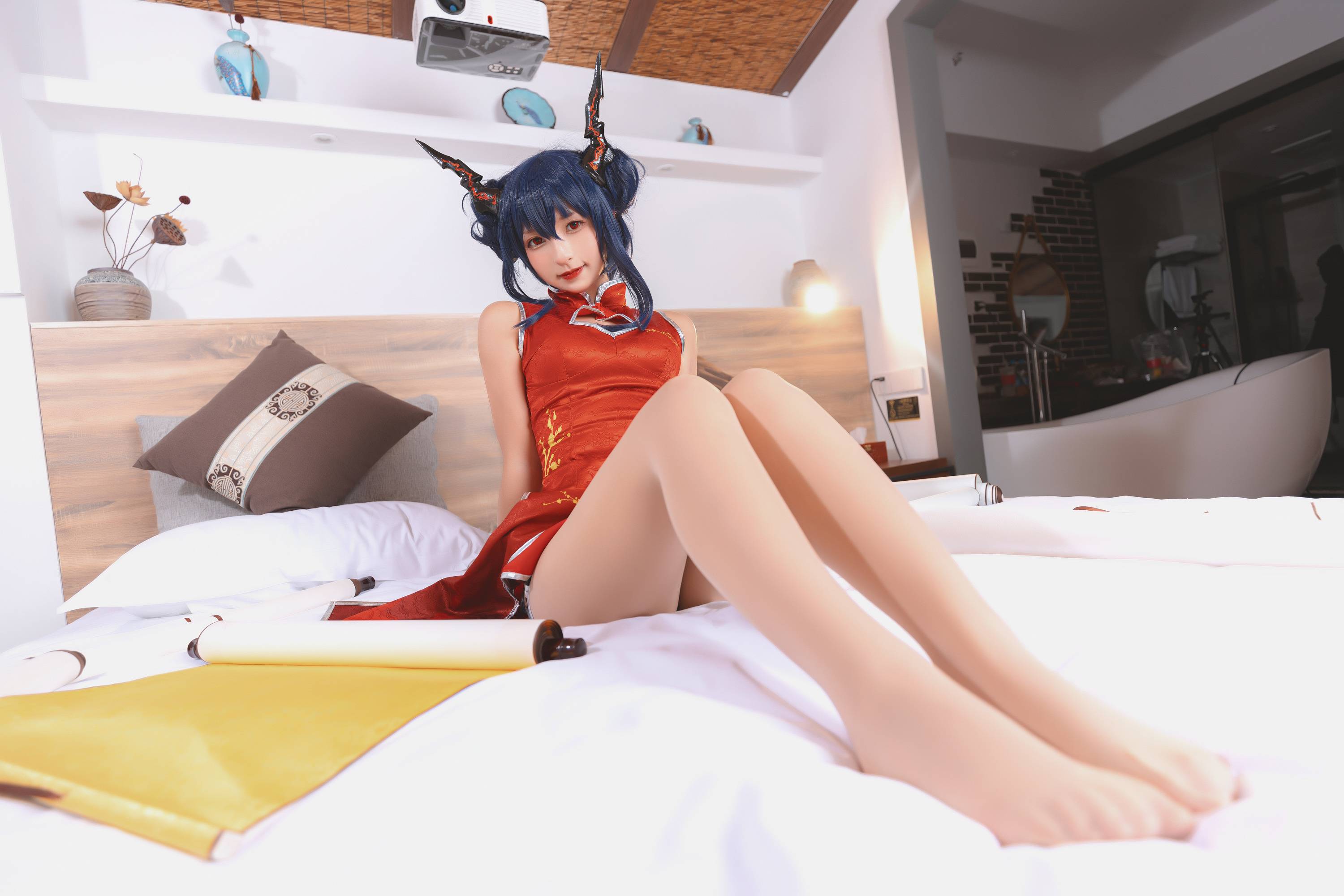 【網路收集系列】福利姬 神楽坂真冬《 旗袍魔女 》VIP福利帖【75P】-第1章-图片66