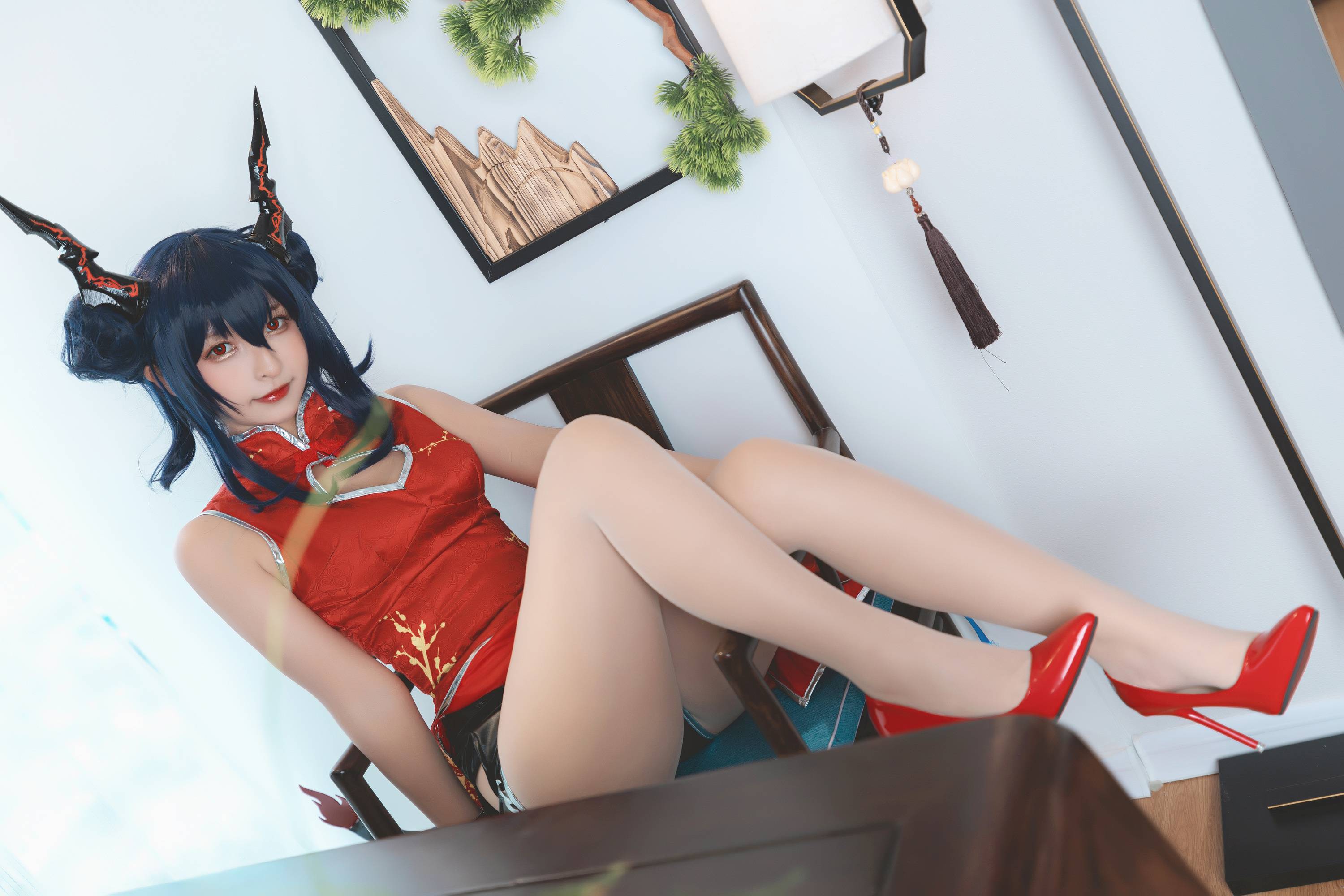 【網路收集系列】福利姬 神楽坂真冬《 旗袍魔女 》VIP福利帖【75P】-第1章-图片75