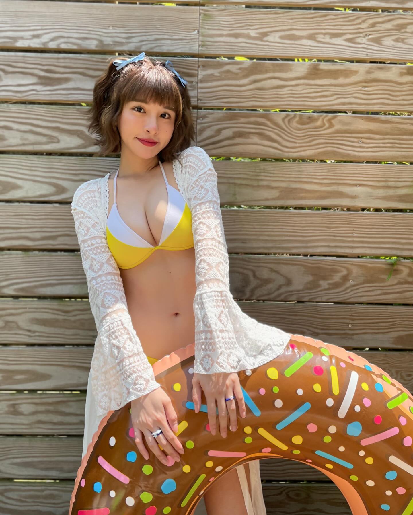 峮峮久違放送比基尼辣照！解放「超巨雪白半球」辣度破表-第1章-图片7