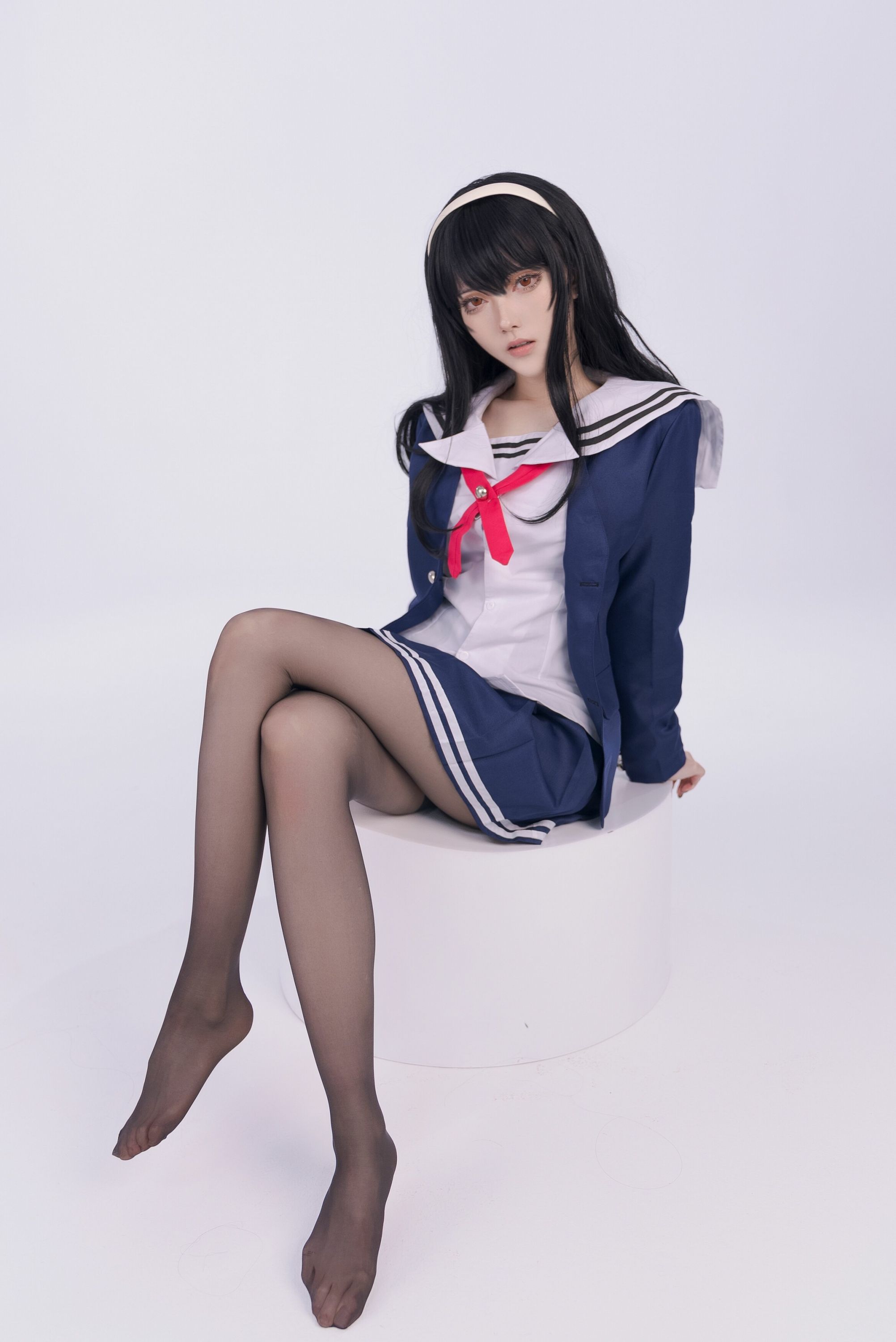【網路收集系列】福利姬 炭烤莉莉黑《 路人女主校服 》VIP福利帖全【51P】-第1章-图片1