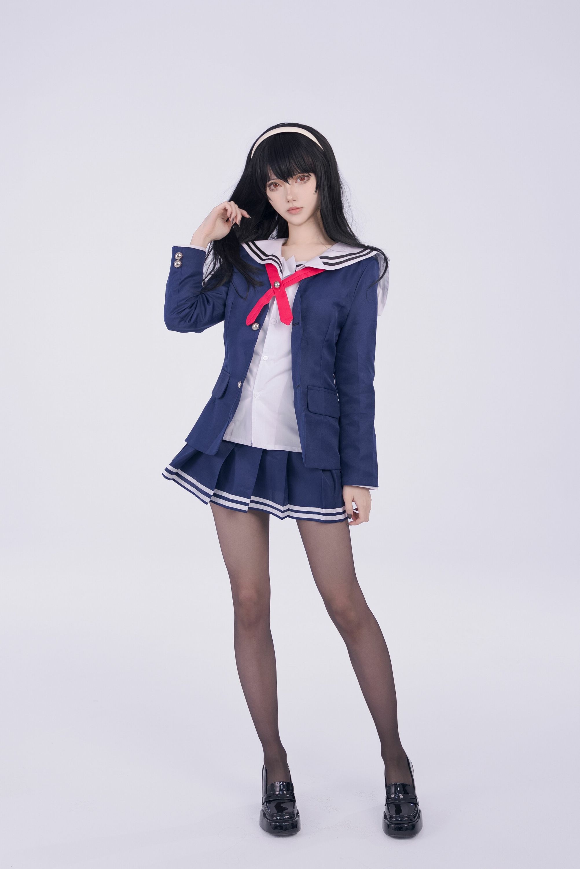 【網路收集系列】福利姬 炭烤莉莉黑《 路人女主校服 》VIP福利帖全【51P】-第1章-图片3