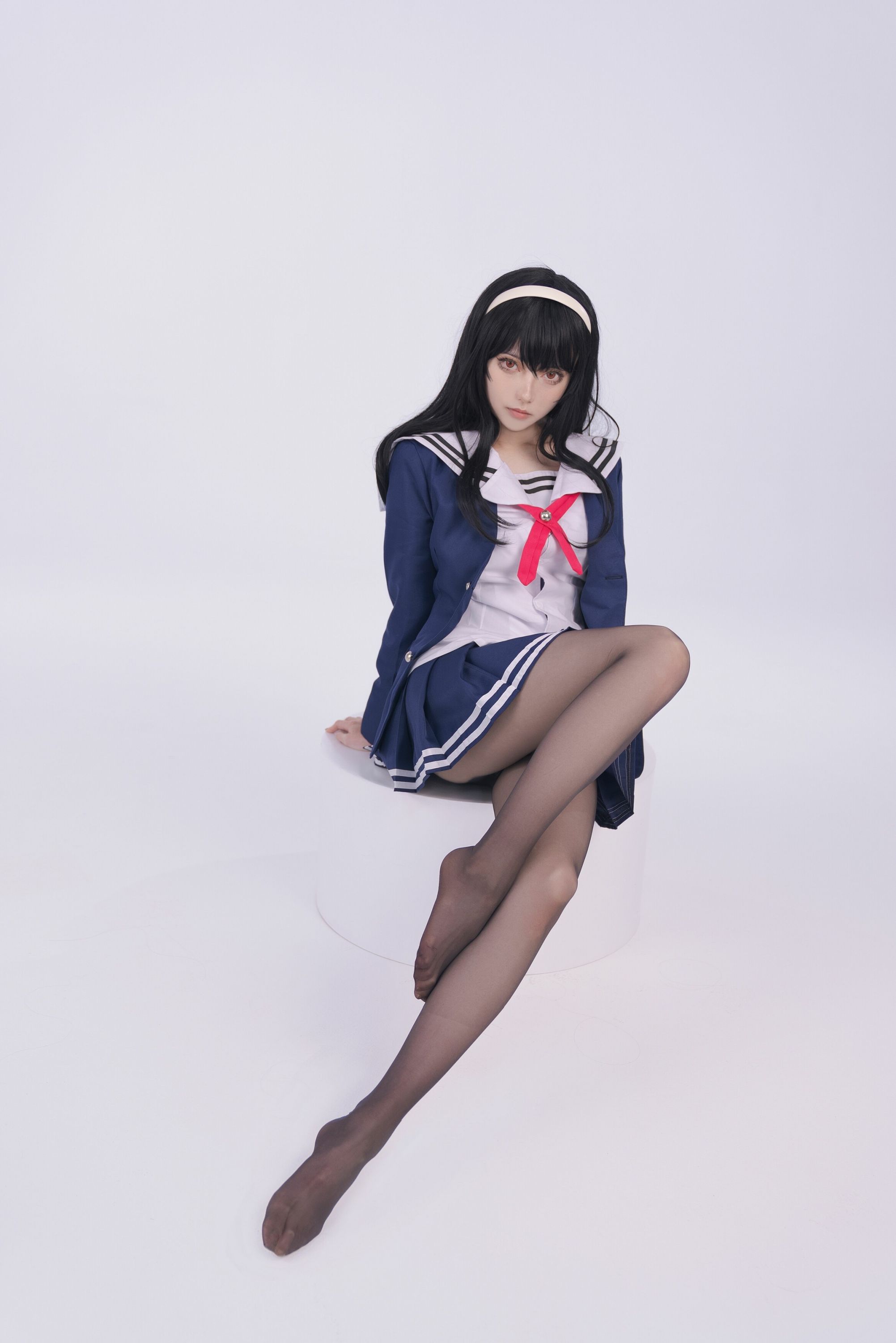 【網路收集系列】福利姬 炭烤莉莉黑《 路人女主校服 》VIP福利帖全【51P】-第1章-图片4
