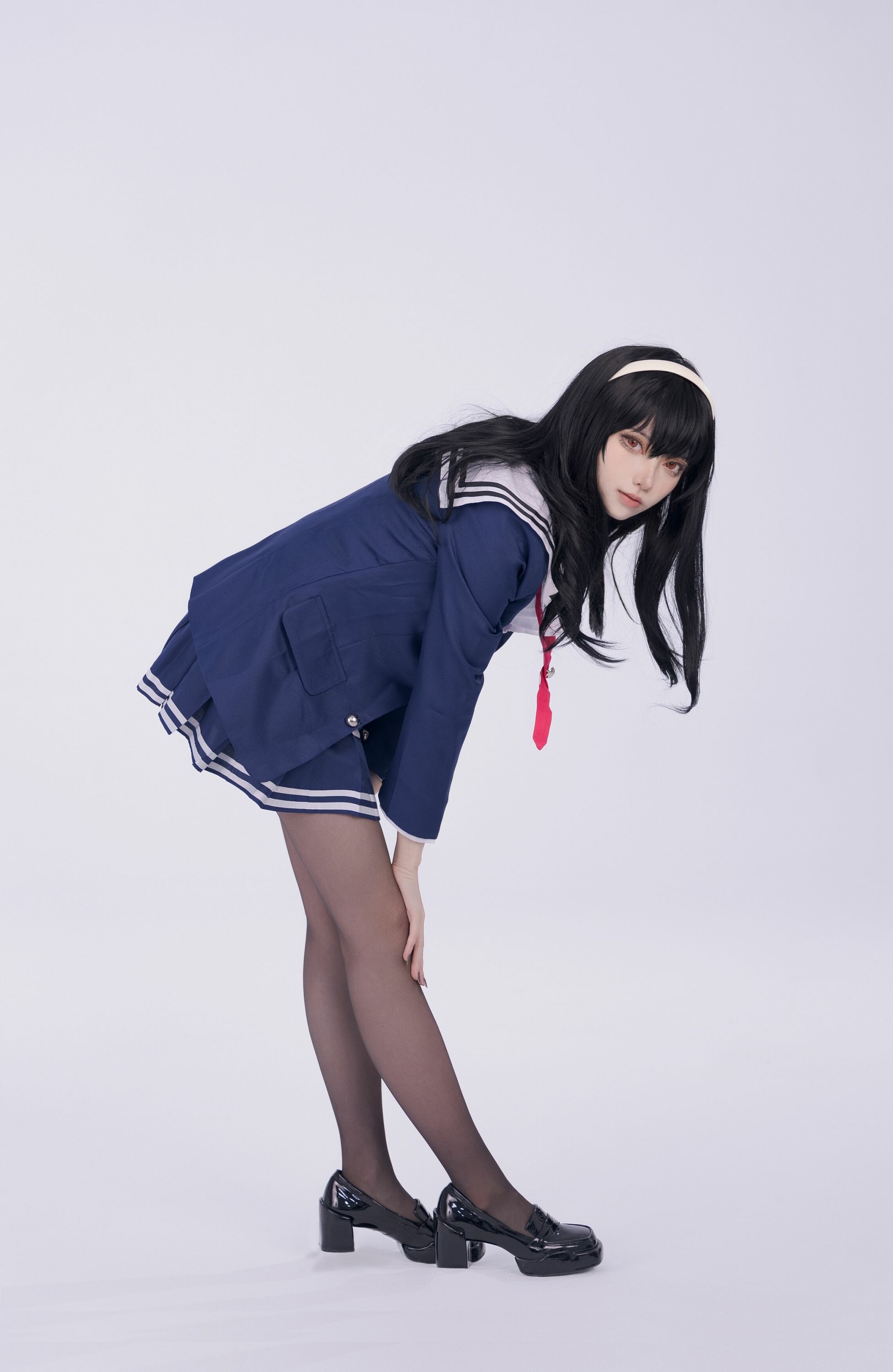 【網路收集系列】福利姬 炭烤莉莉黑《 路人女主校服 》VIP福利帖全【51P】-第1章-图片8