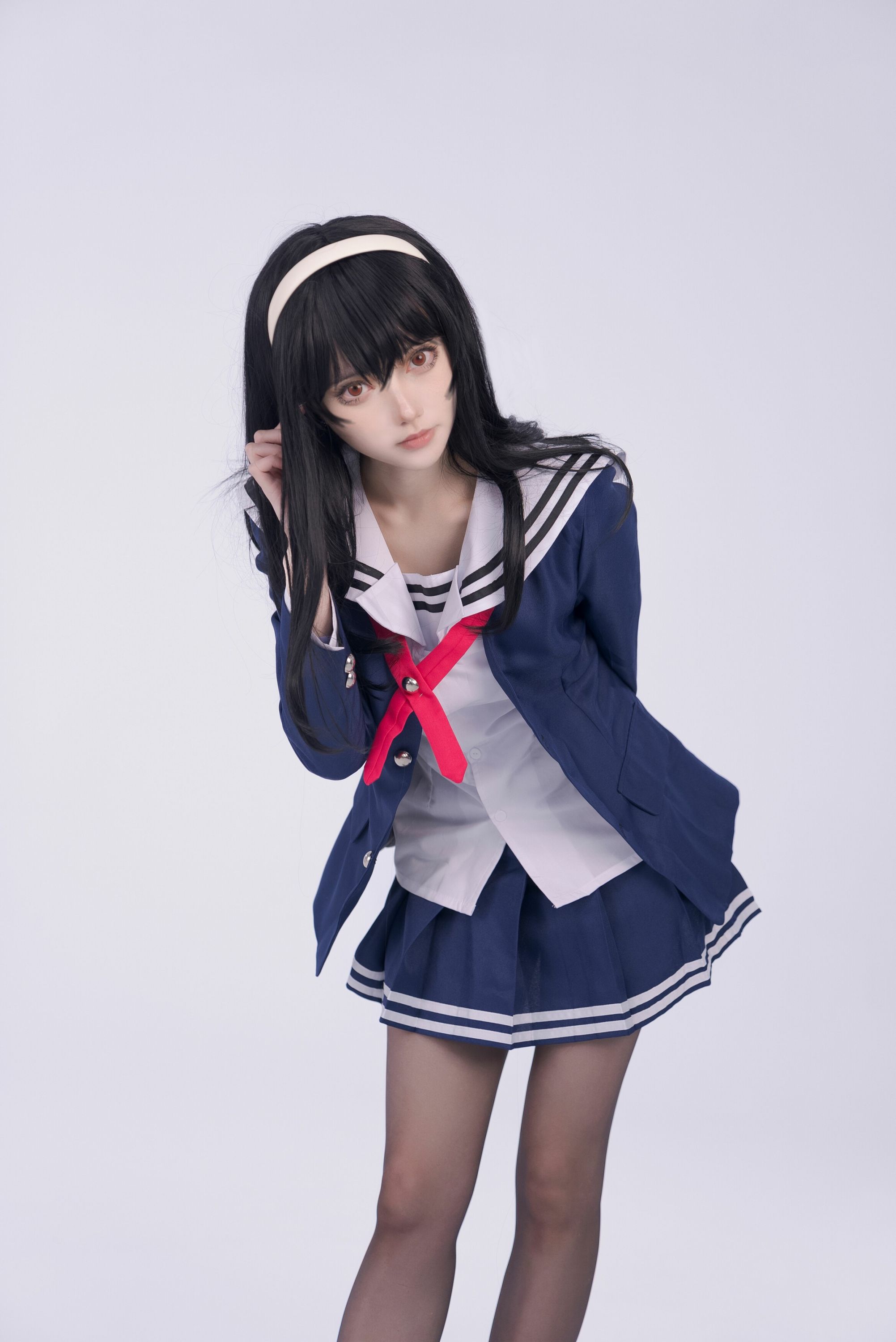 【網路收集系列】福利姬 炭烤莉莉黑《 路人女主校服 》VIP福利帖全【51P】-第1章-图片9