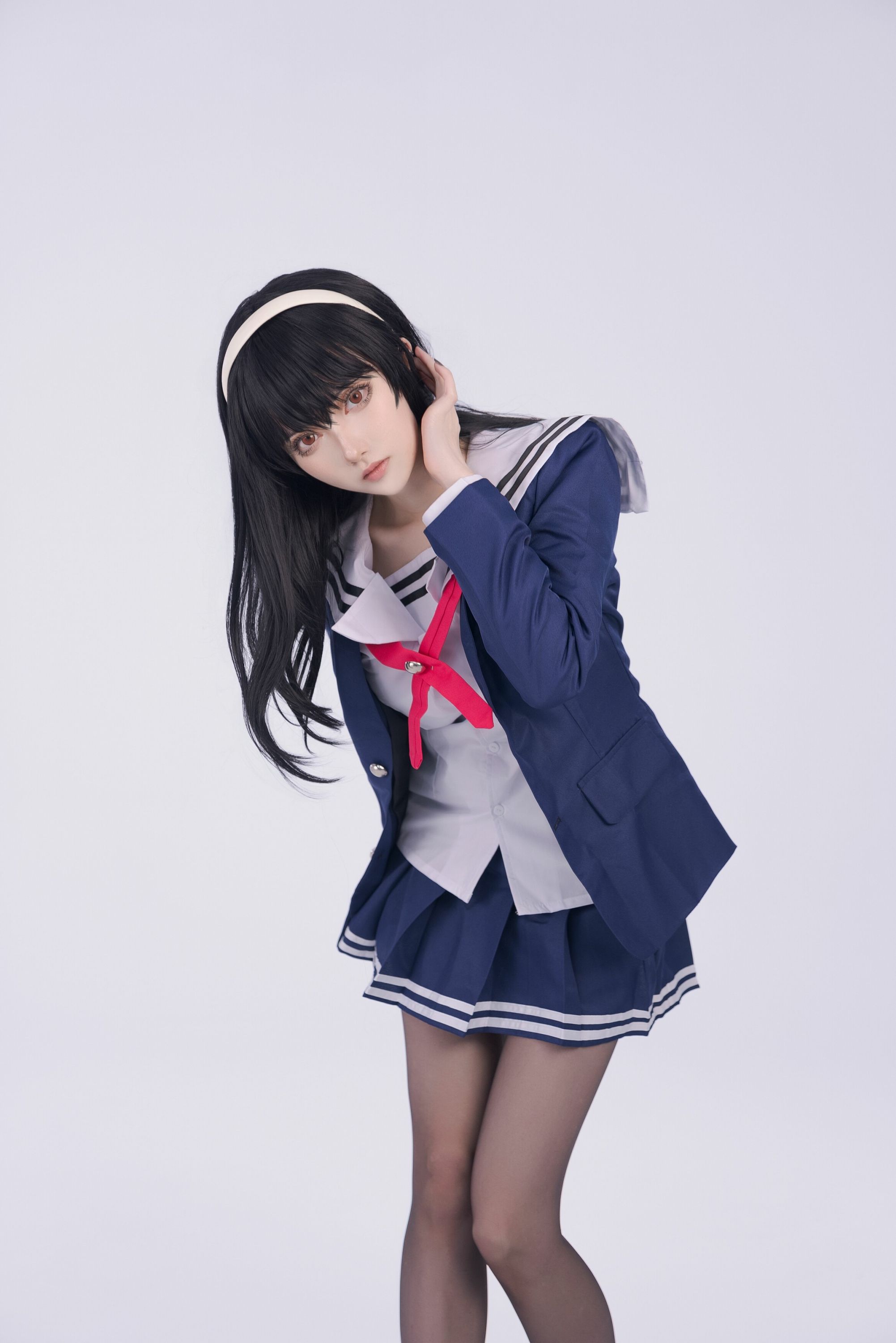 【網路收集系列】福利姬 炭烤莉莉黑《 路人女主校服 》VIP福利帖全【51P】-第1章-图片10