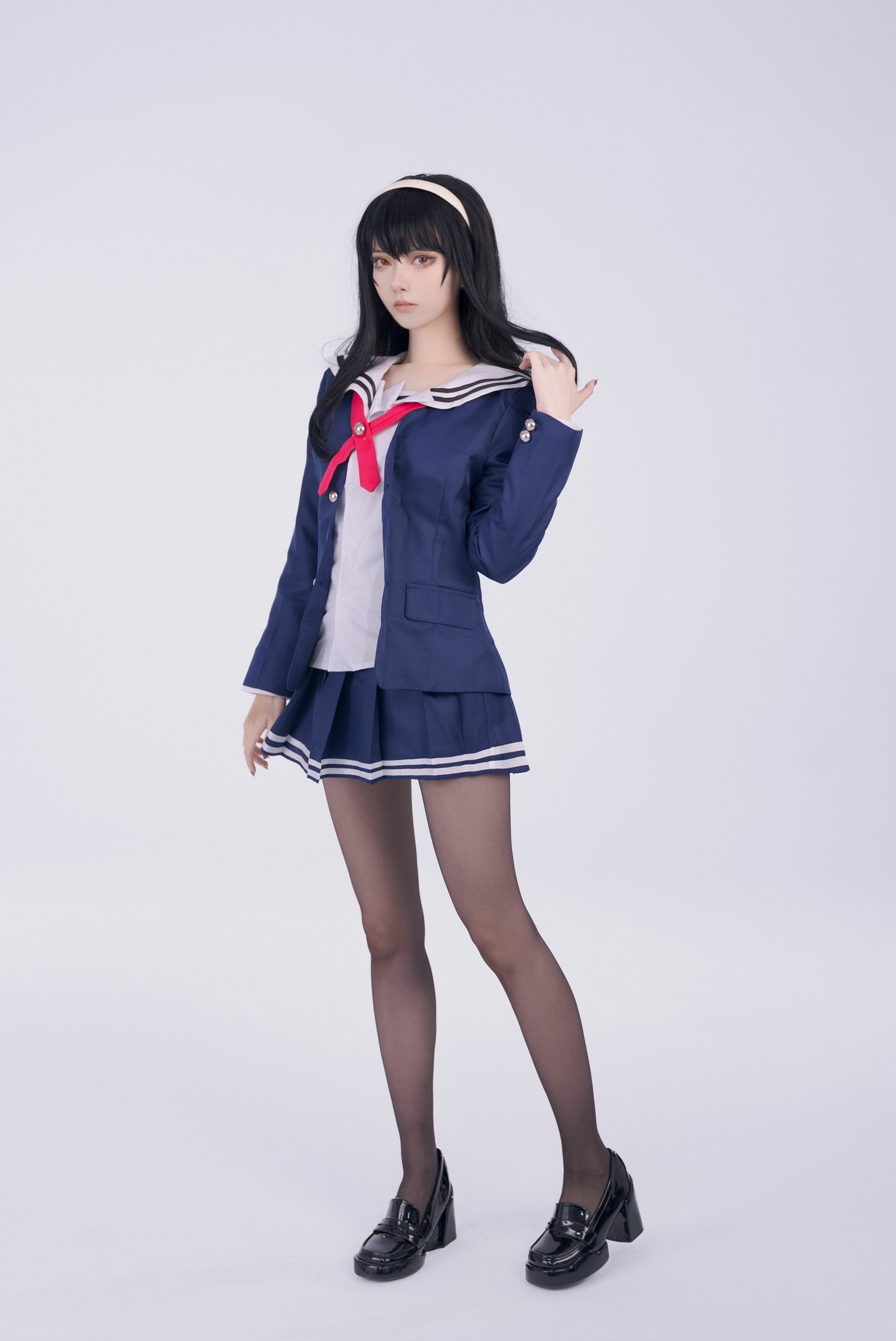 【網路收集系列】福利姬 炭烤莉莉黑《 路人女主校服 》VIP福利帖全【51P】-第1章-图片11