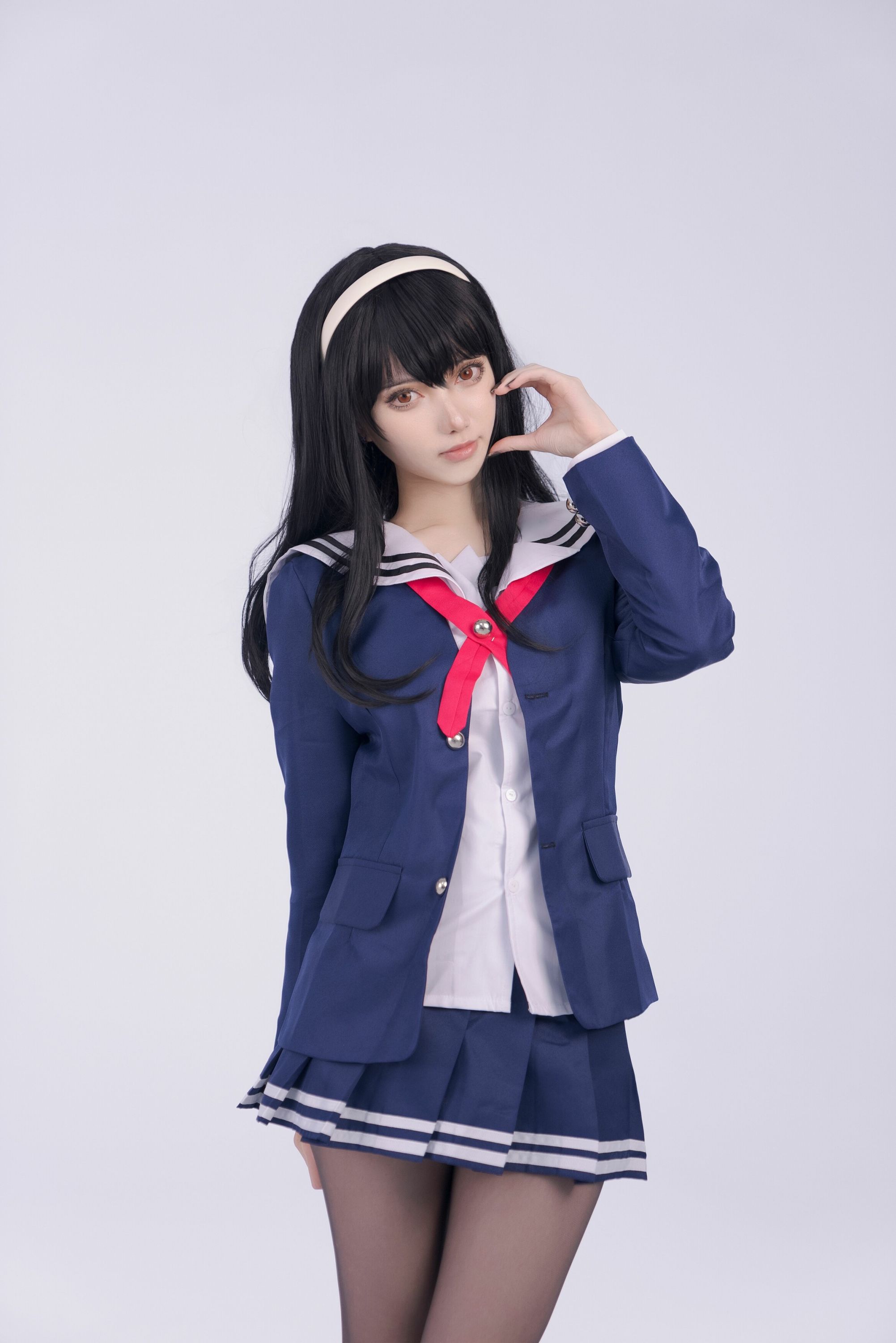【網路收集系列】福利姬 炭烤莉莉黑《 路人女主校服 》VIP福利帖全【51P】-第1章-图片12