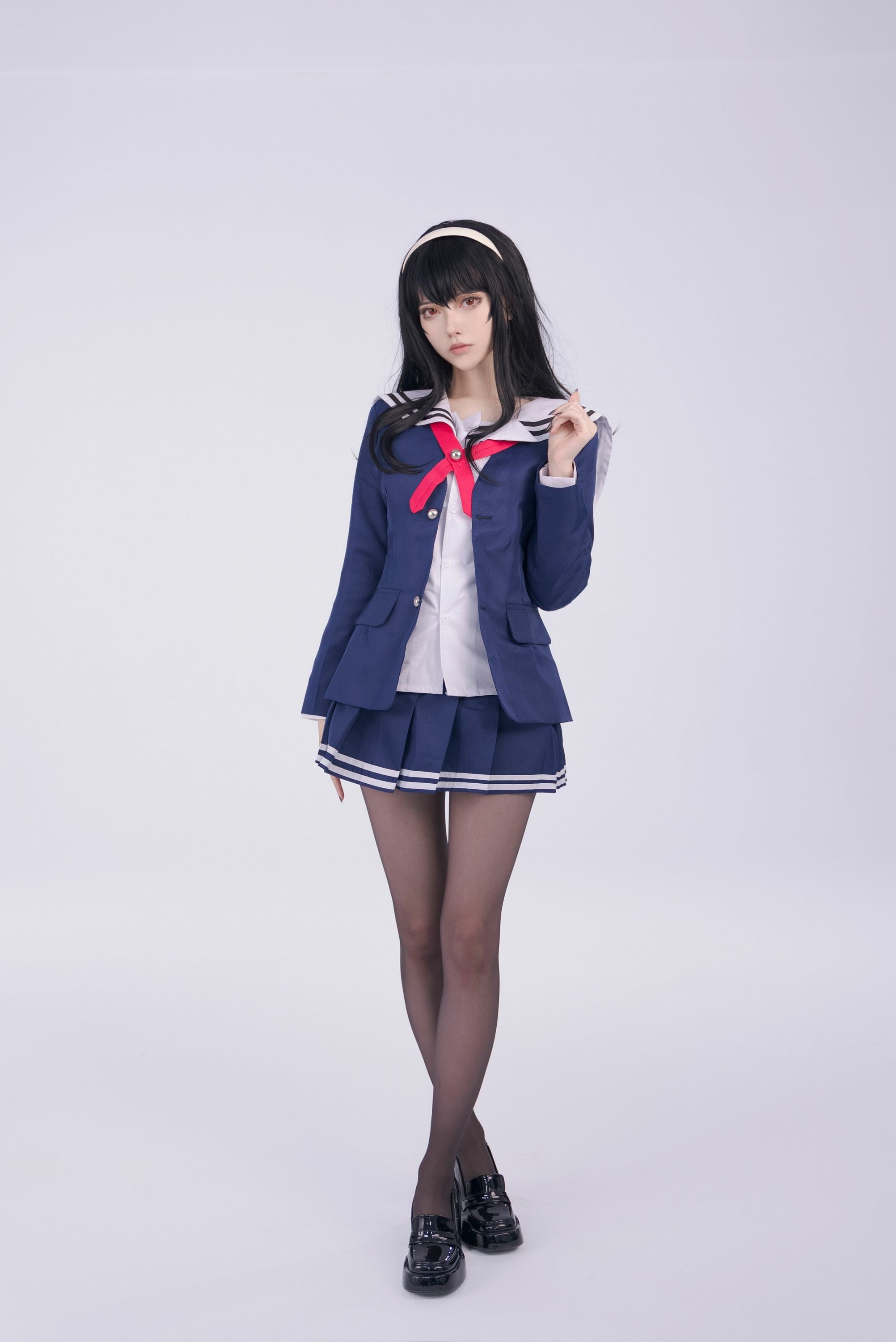【網路收集系列】福利姬 炭烤莉莉黑《 路人女主校服 》VIP福利帖全【51P】-第1章-图片13
