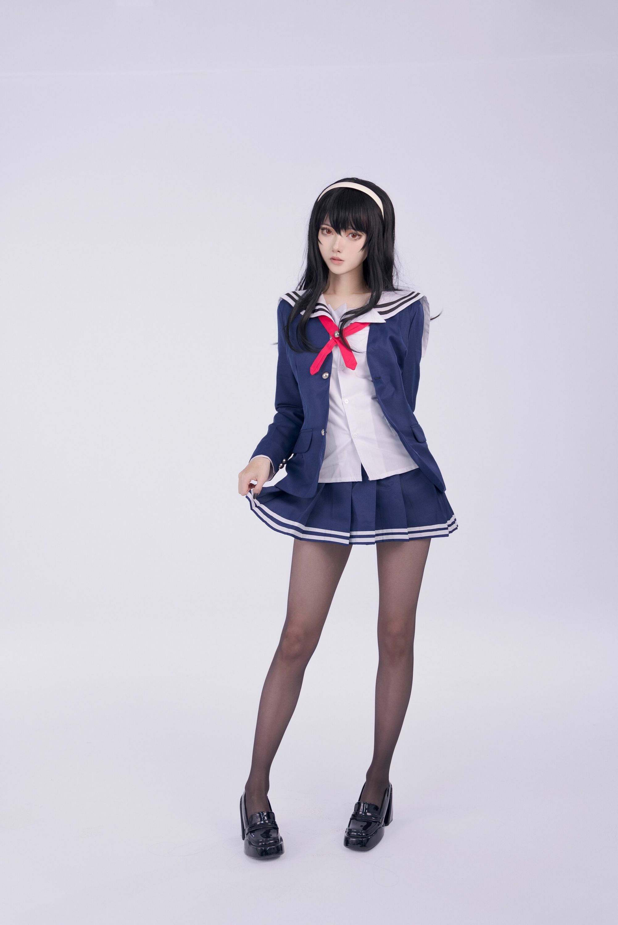 【網路收集系列】福利姬 炭烤莉莉黑《 路人女主校服 》VIP福利帖全【51P】-第1章-图片14
