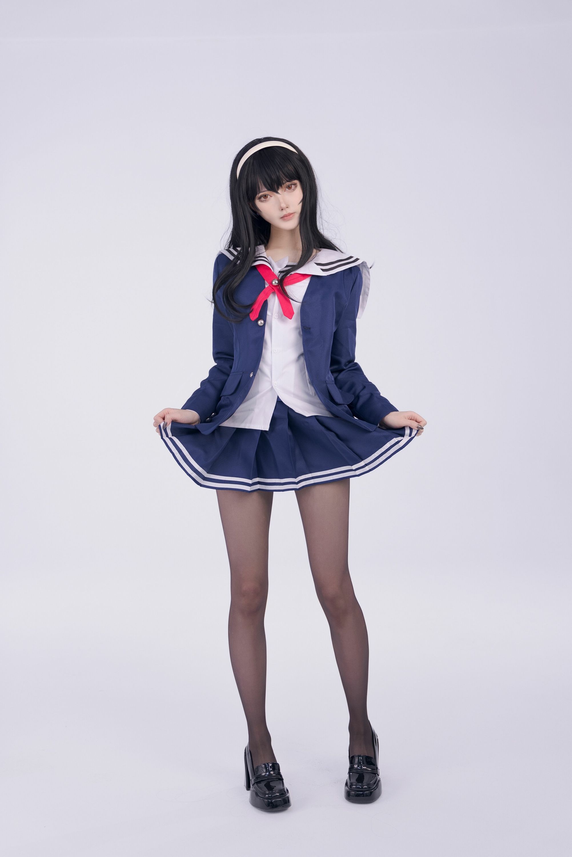 【網路收集系列】福利姬 炭烤莉莉黑《 路人女主校服 》VIP福利帖全【51P】-第1章-图片15