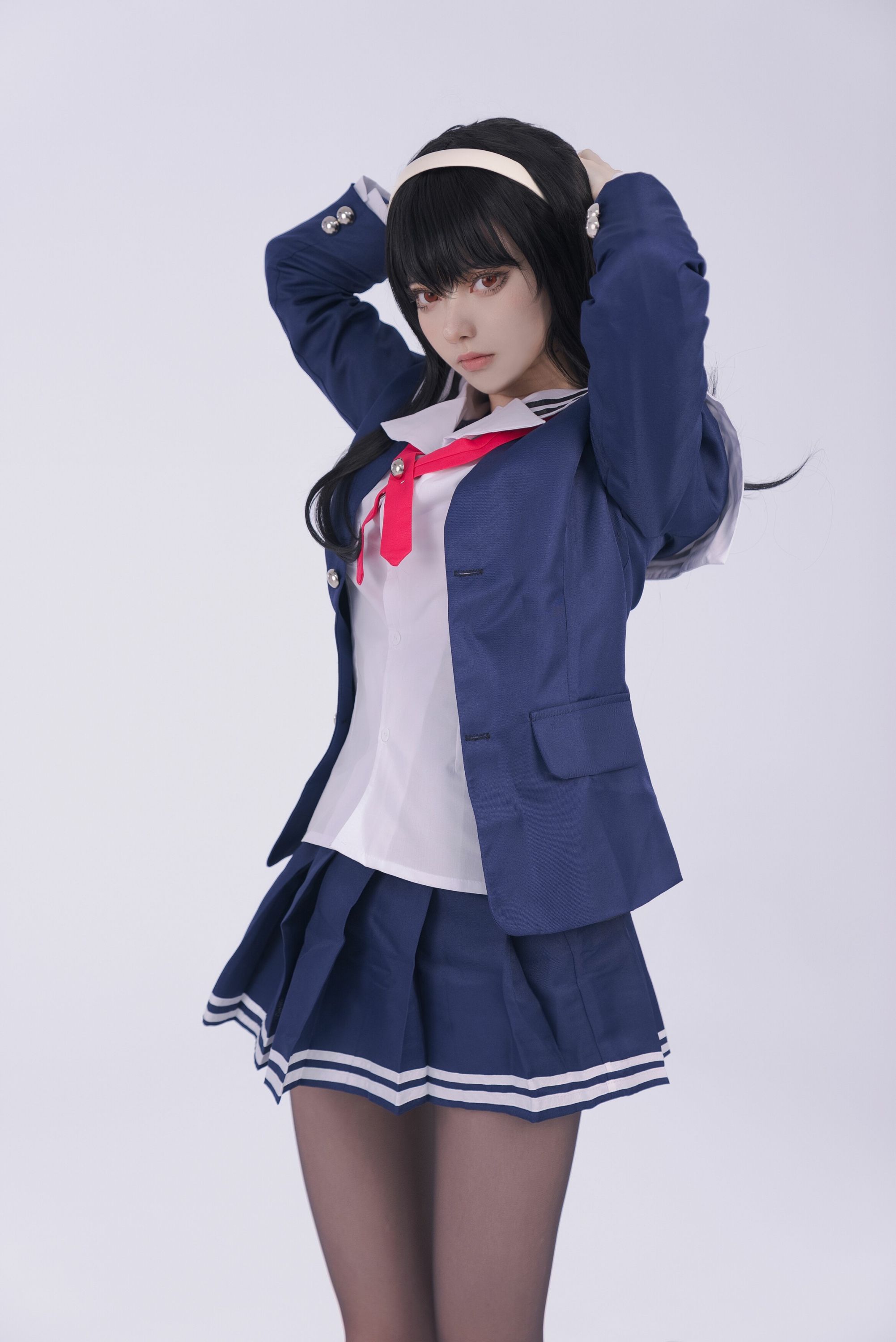 【網路收集系列】福利姬 炭烤莉莉黑《 路人女主校服 》VIP福利帖全【51P】-第1章-图片16