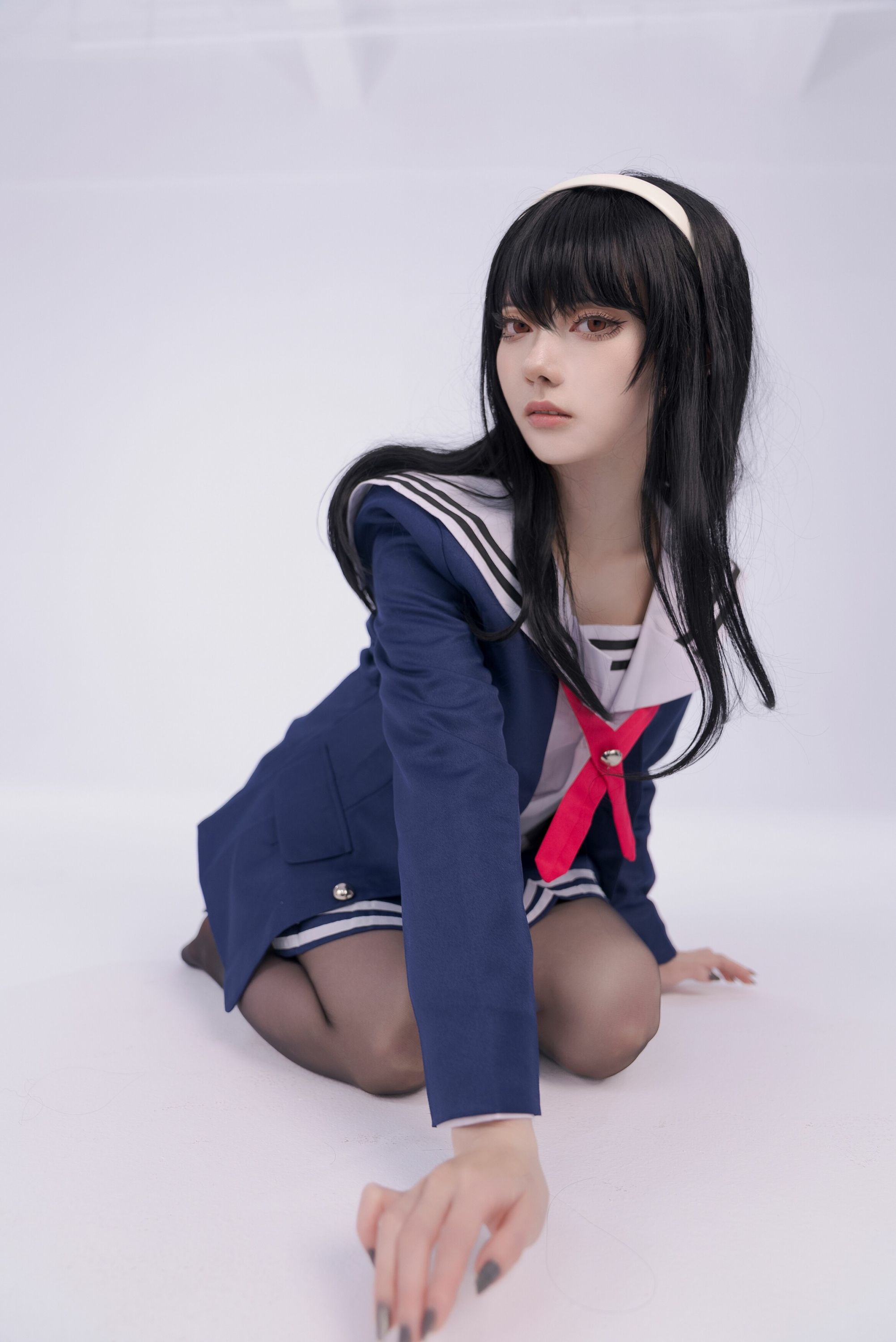 【網路收集系列】福利姬 炭烤莉莉黑《 路人女主校服 》VIP福利帖全【51P】-第1章-图片22