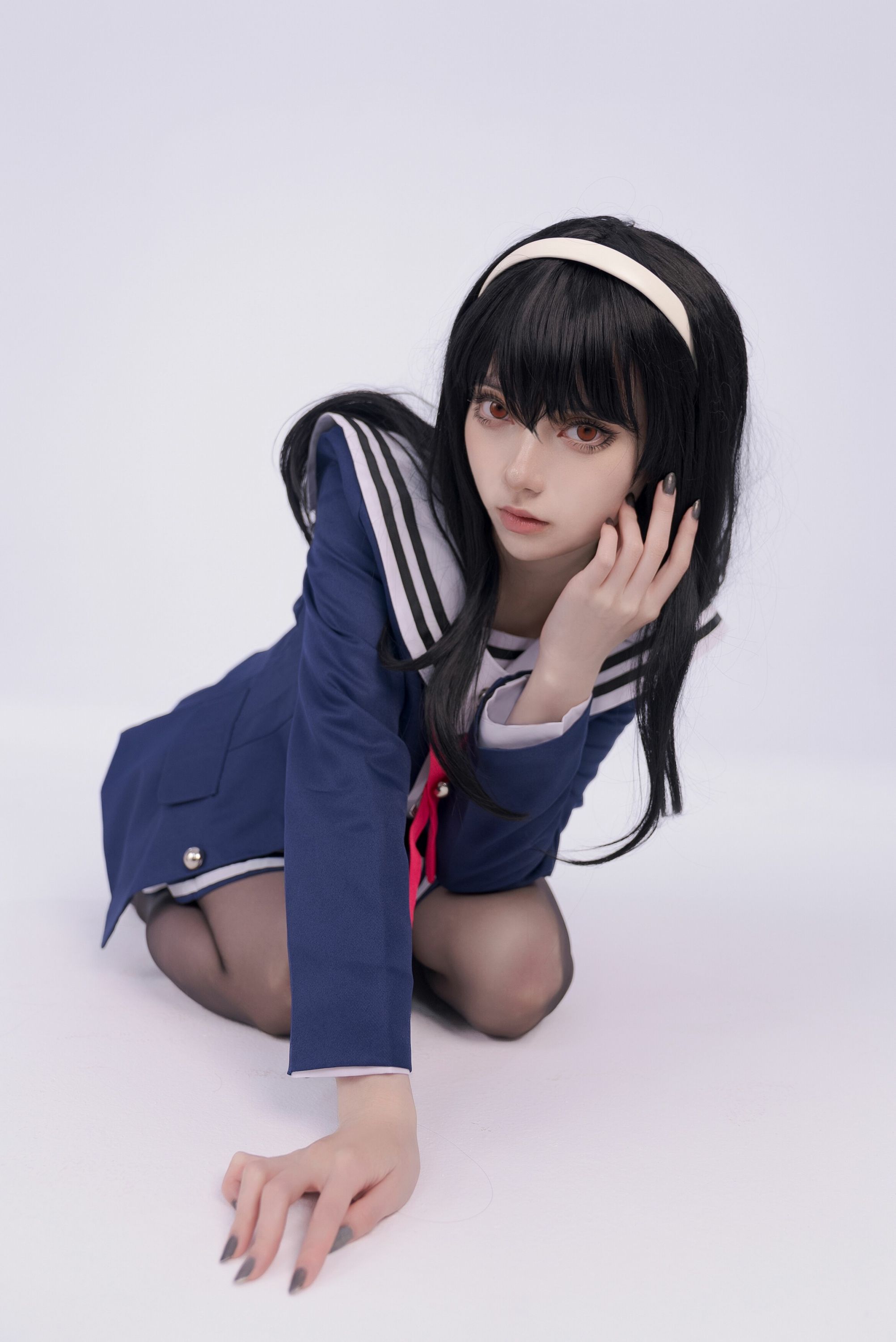 【網路收集系列】福利姬 炭烤莉莉黑《 路人女主校服 》VIP福利帖全【51P】-第1章-图片23