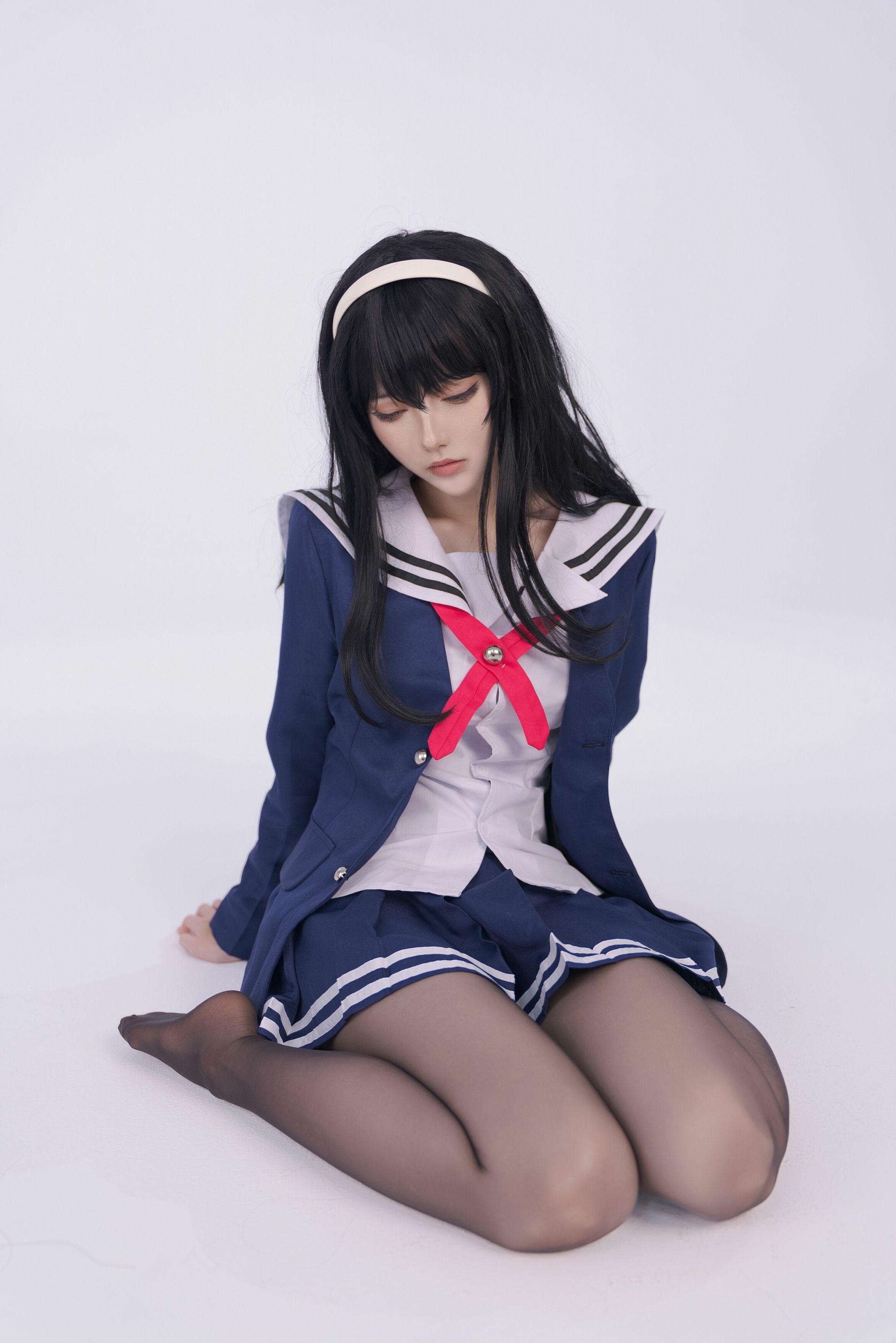 【網路收集系列】福利姬 炭烤莉莉黑《 路人女主校服 》VIP福利帖全【51P】-第1章-图片24