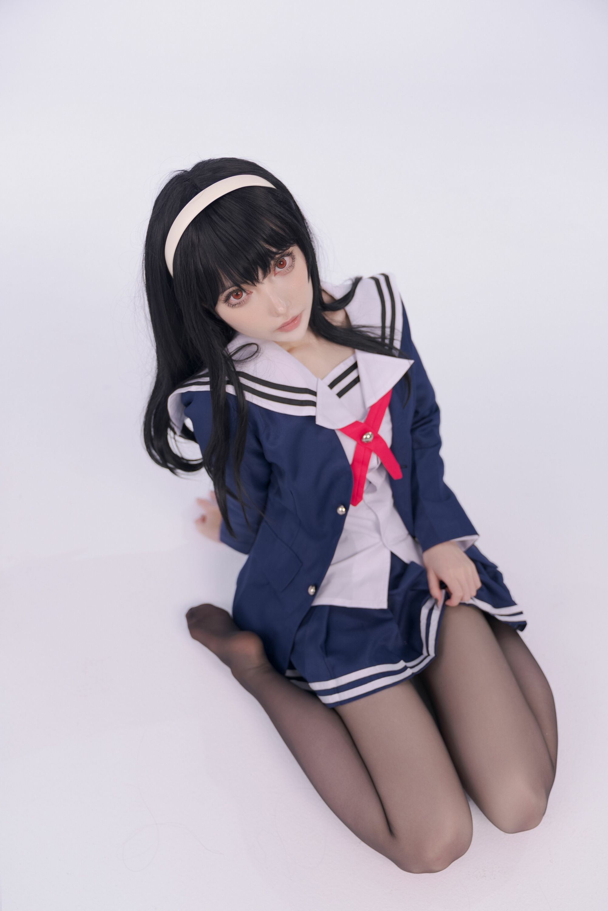 【網路收集系列】福利姬 炭烤莉莉黑《 路人女主校服 》VIP福利帖全【51P】-第1章-图片25