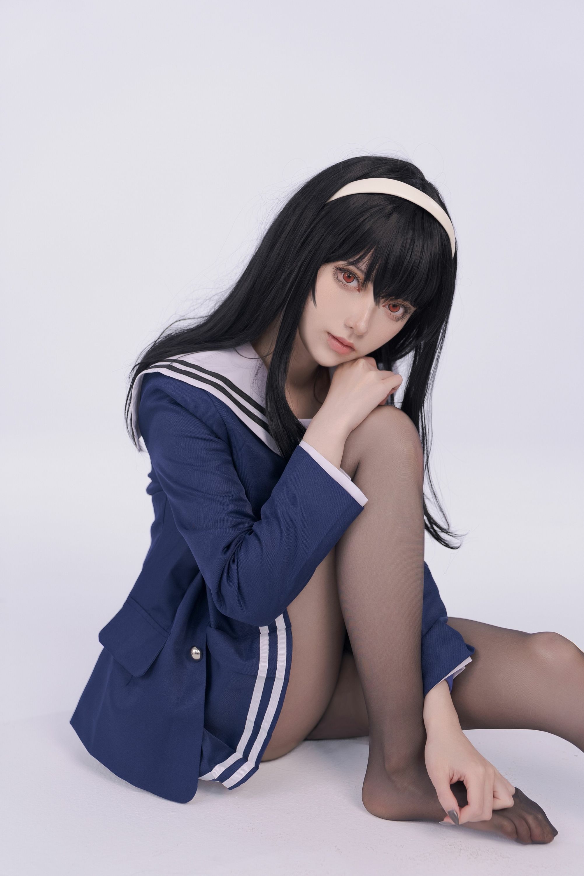 【網路收集系列】福利姬 炭烤莉莉黑《 路人女主校服 》VIP福利帖全【51P】-第1章-图片27