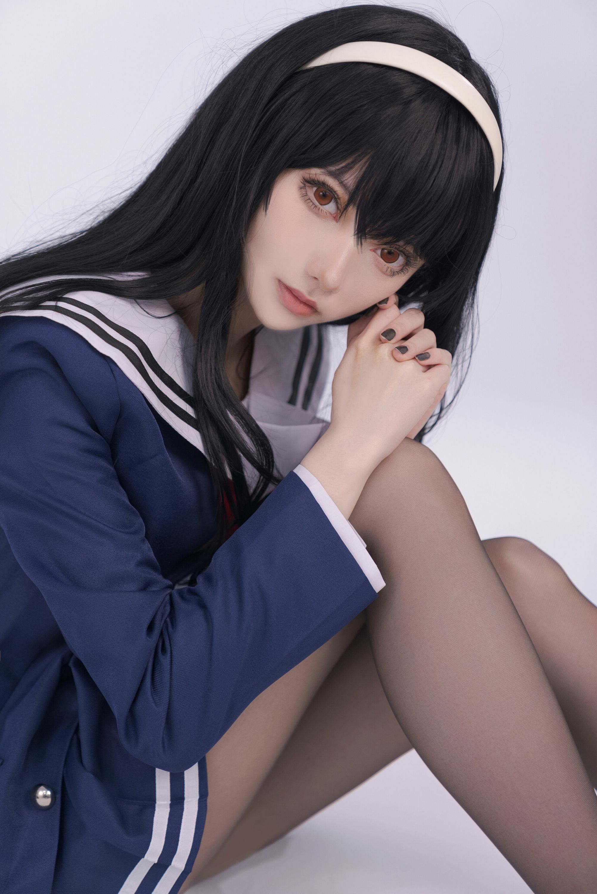 【網路收集系列】福利姬 炭烤莉莉黑《 路人女主校服 》VIP福利帖全【51P】-第1章-图片28