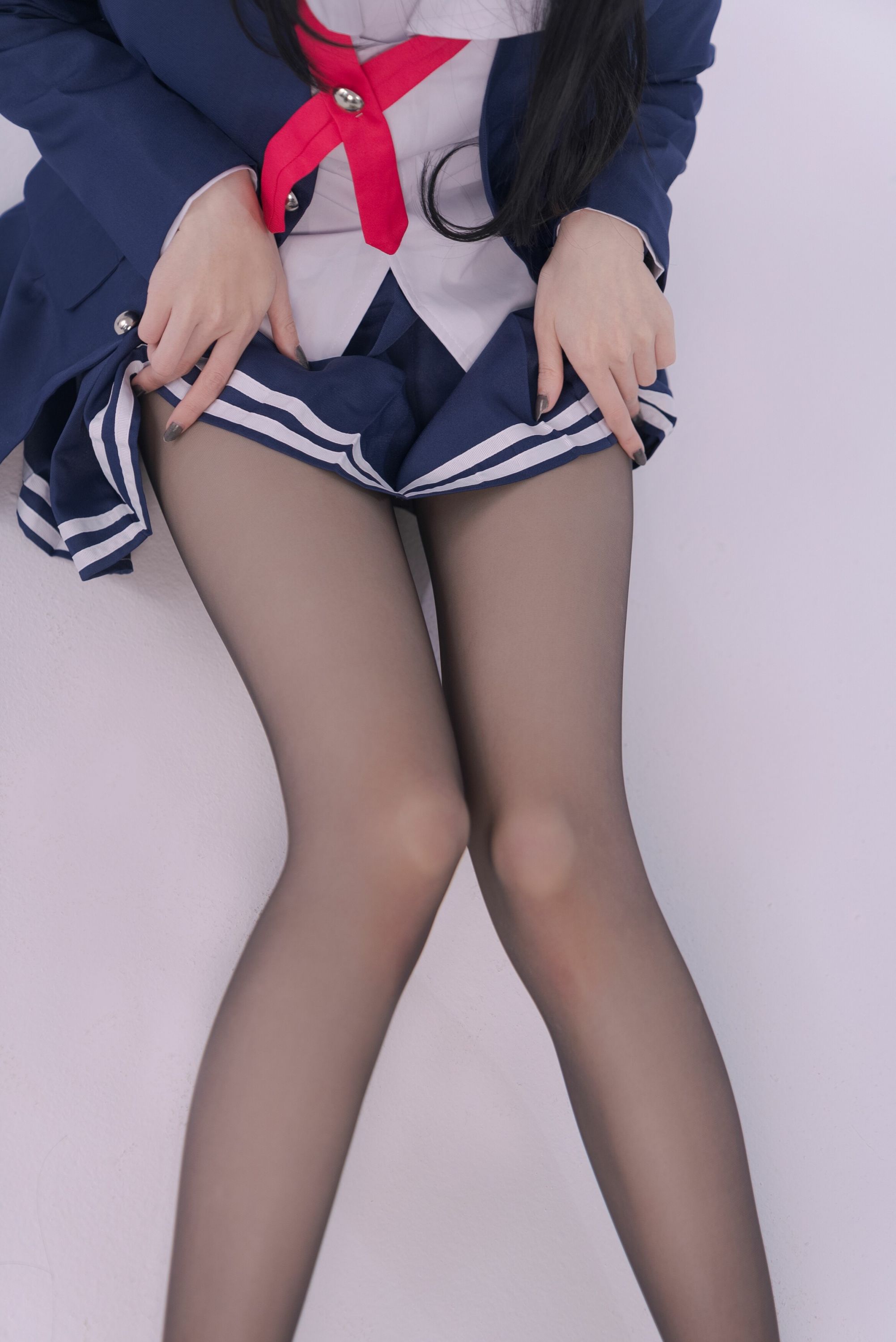 【網路收集系列】福利姬 炭烤莉莉黑《 路人女主校服 》VIP福利帖全【51P】-第1章-图片34