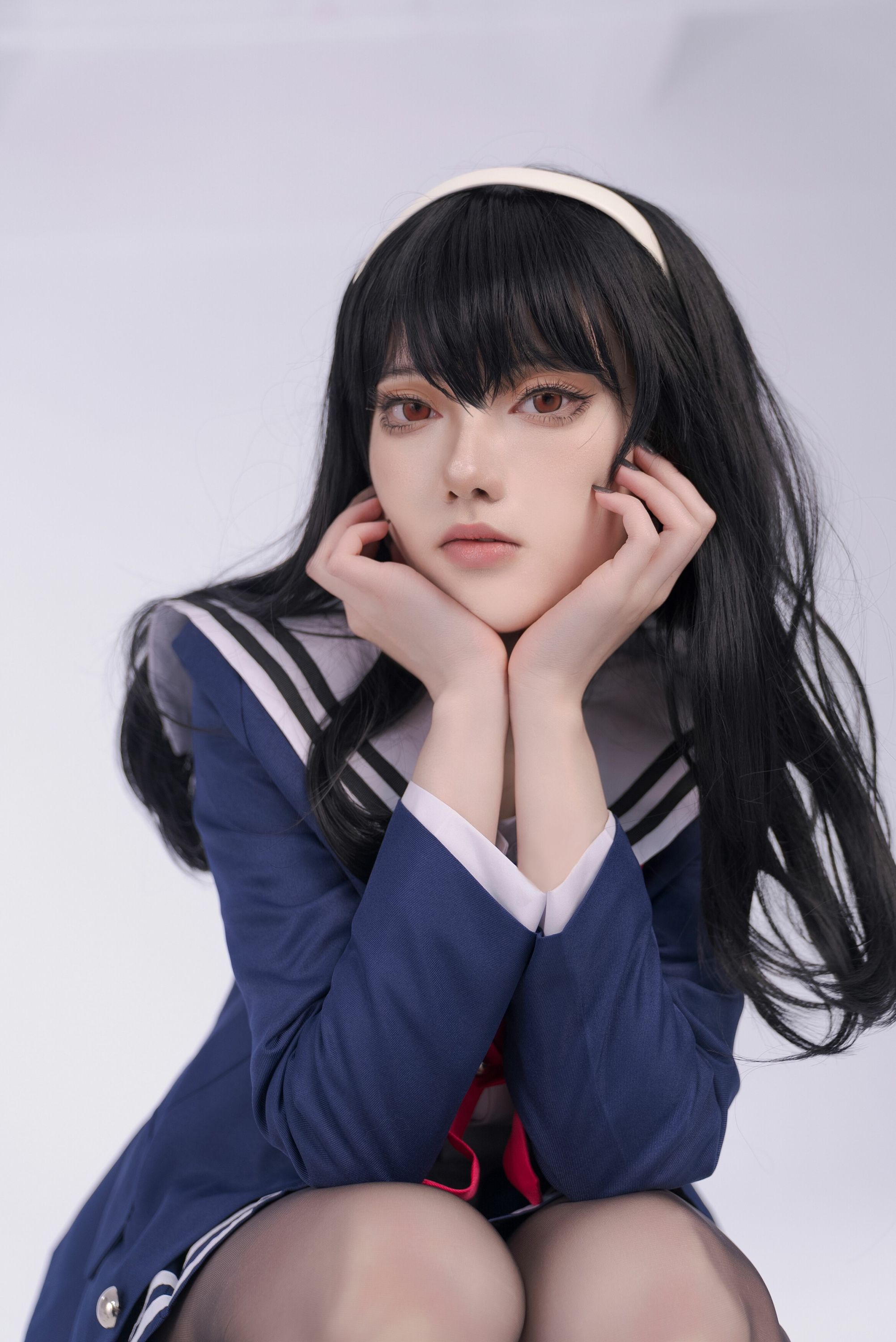 【網路收集系列】福利姬 炭烤莉莉黑《 路人女主校服 》VIP福利帖全【51P】-第1章-图片35