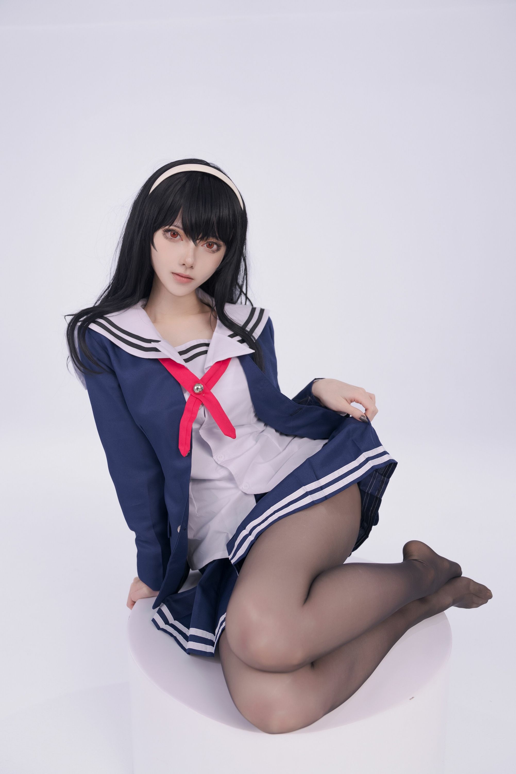 【網路收集系列】福利姬 炭烤莉莉黑《 路人女主校服 》VIP福利帖全【51P】-第1章-图片36