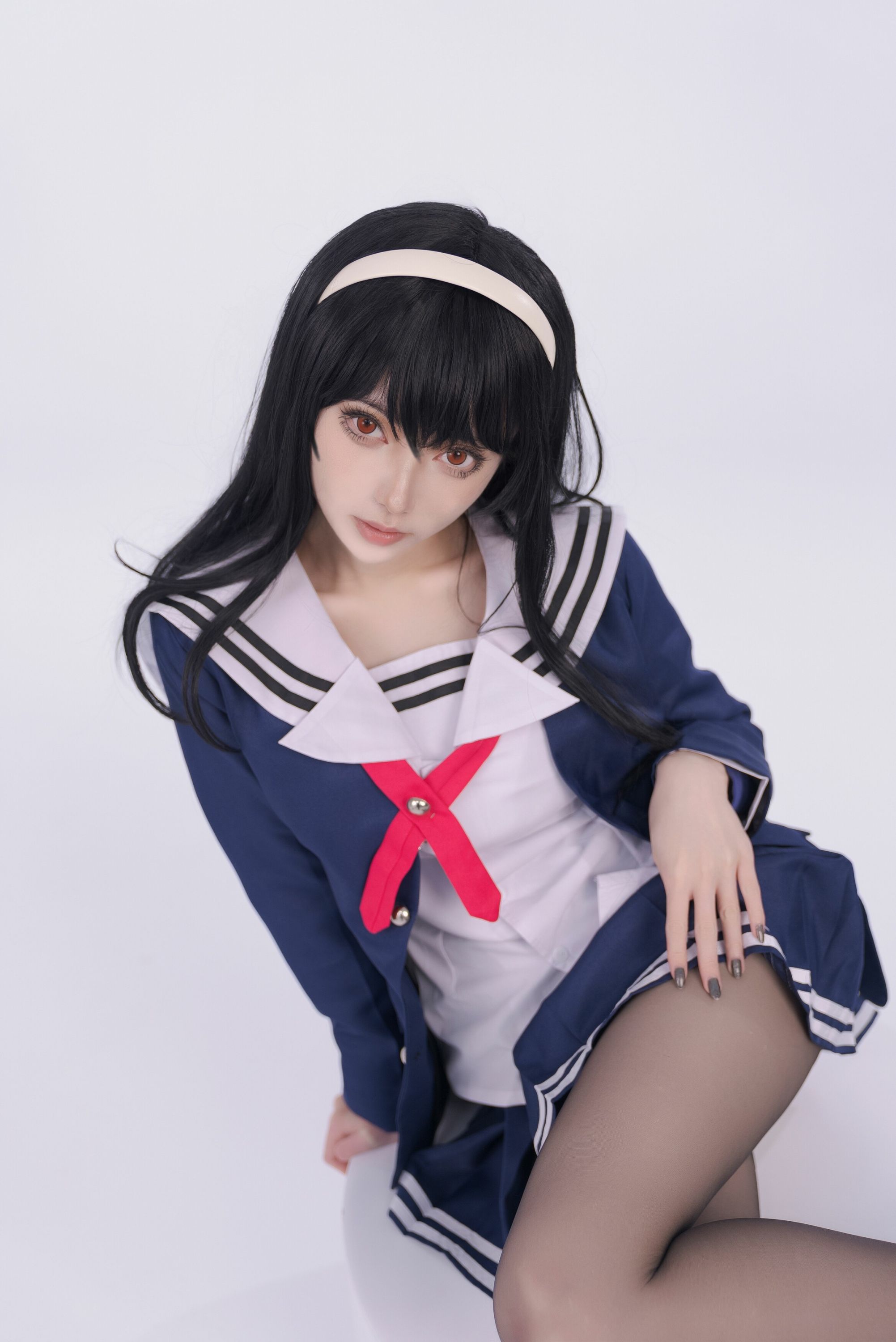 【網路收集系列】福利姬 炭烤莉莉黑《 路人女主校服 》VIP福利帖全【51P】-第1章-图片37