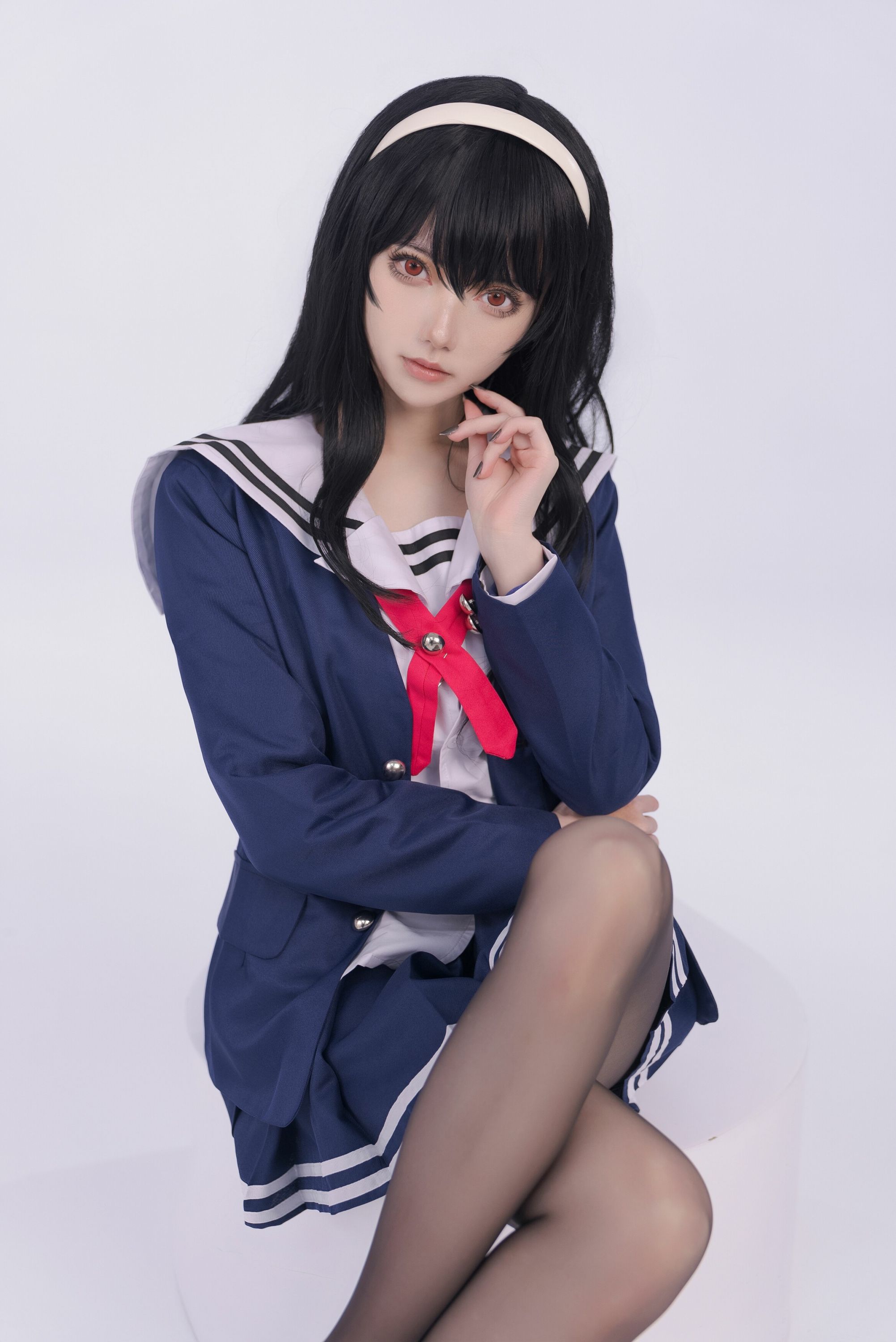 【網路收集系列】福利姬 炭烤莉莉黑《 路人女主校服 》VIP福利帖全【51P】-第1章-图片40