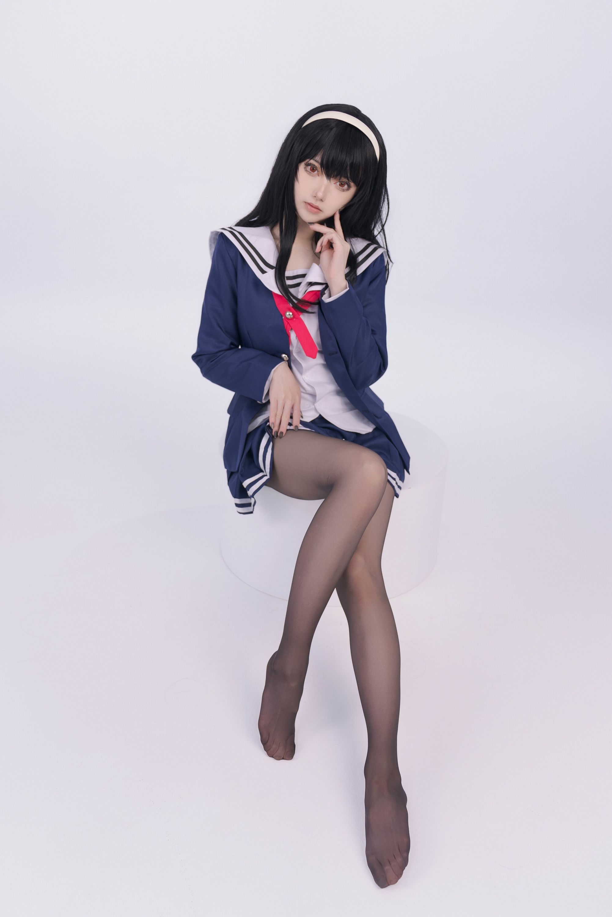 【網路收集系列】福利姬 炭烤莉莉黑《 路人女主校服 》VIP福利帖全【51P】-第1章-图片42