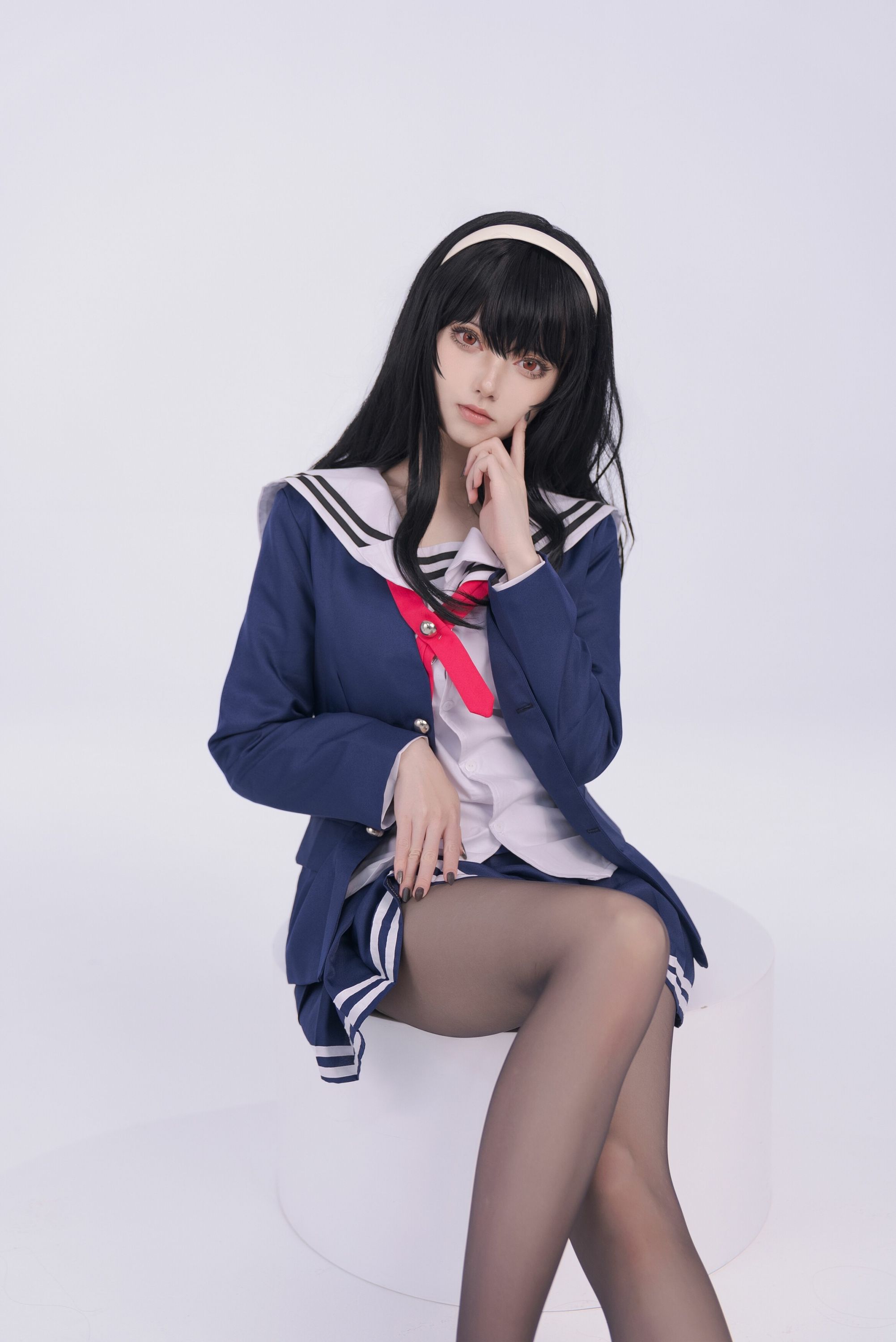 【網路收集系列】福利姬 炭烤莉莉黑《 路人女主校服 》VIP福利帖全【51P】-第1章-图片43