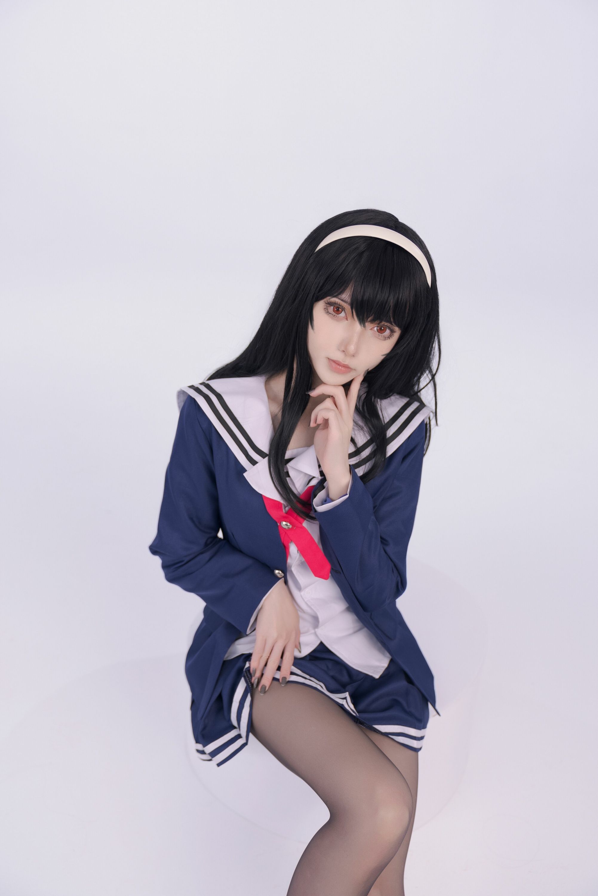 【網路收集系列】福利姬 炭烤莉莉黑《 路人女主校服 》VIP福利帖全【51P】-第1章-图片44