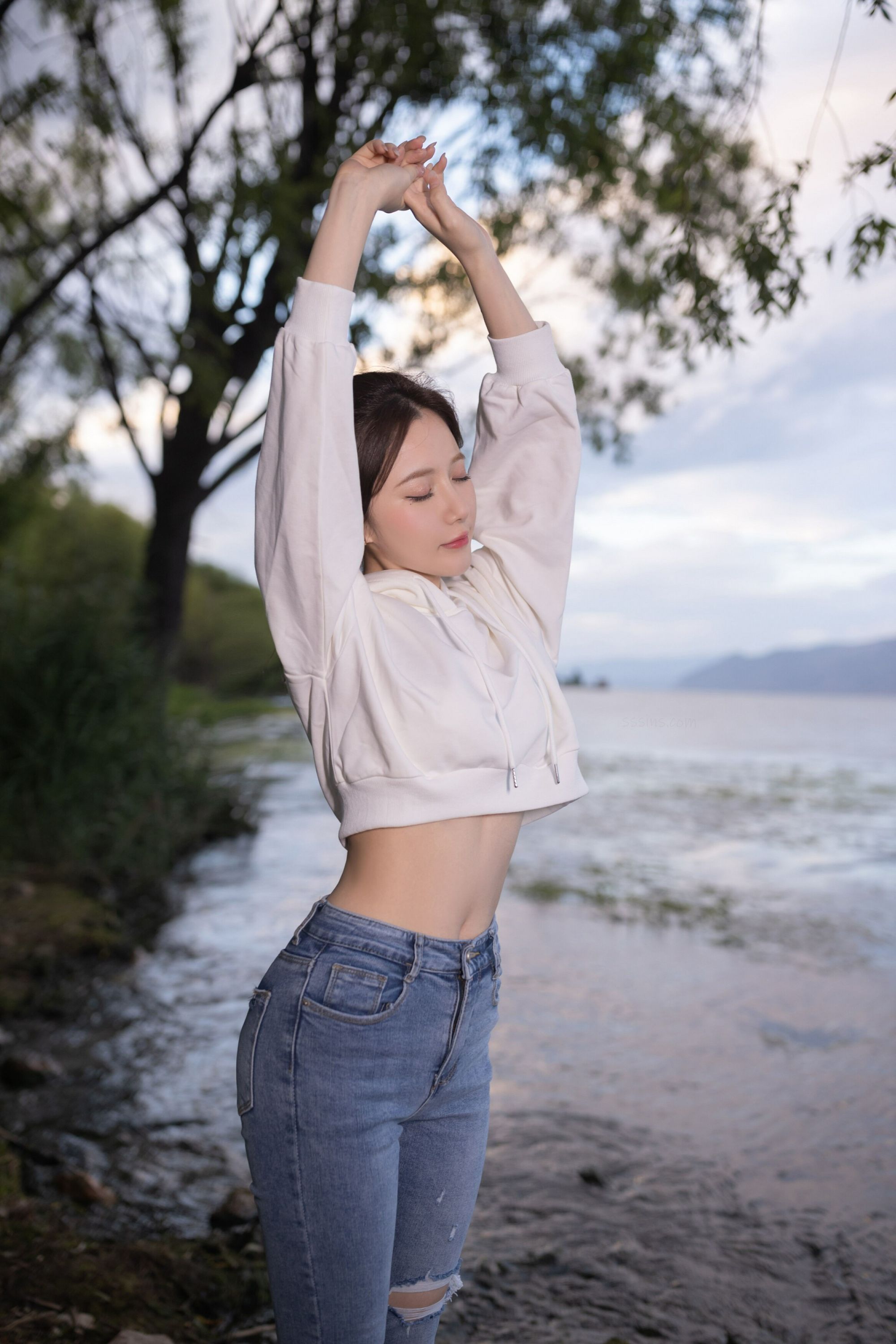 【秀人番外收集系列】美模 魚子醬《 白色風車 》【130P】-第1章-图片22