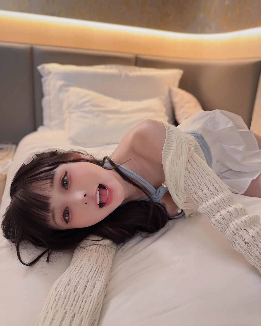 甜美妹子「王依渟」 笑容充滿療癒感 露出大膽惹火視角-第1章-图片2