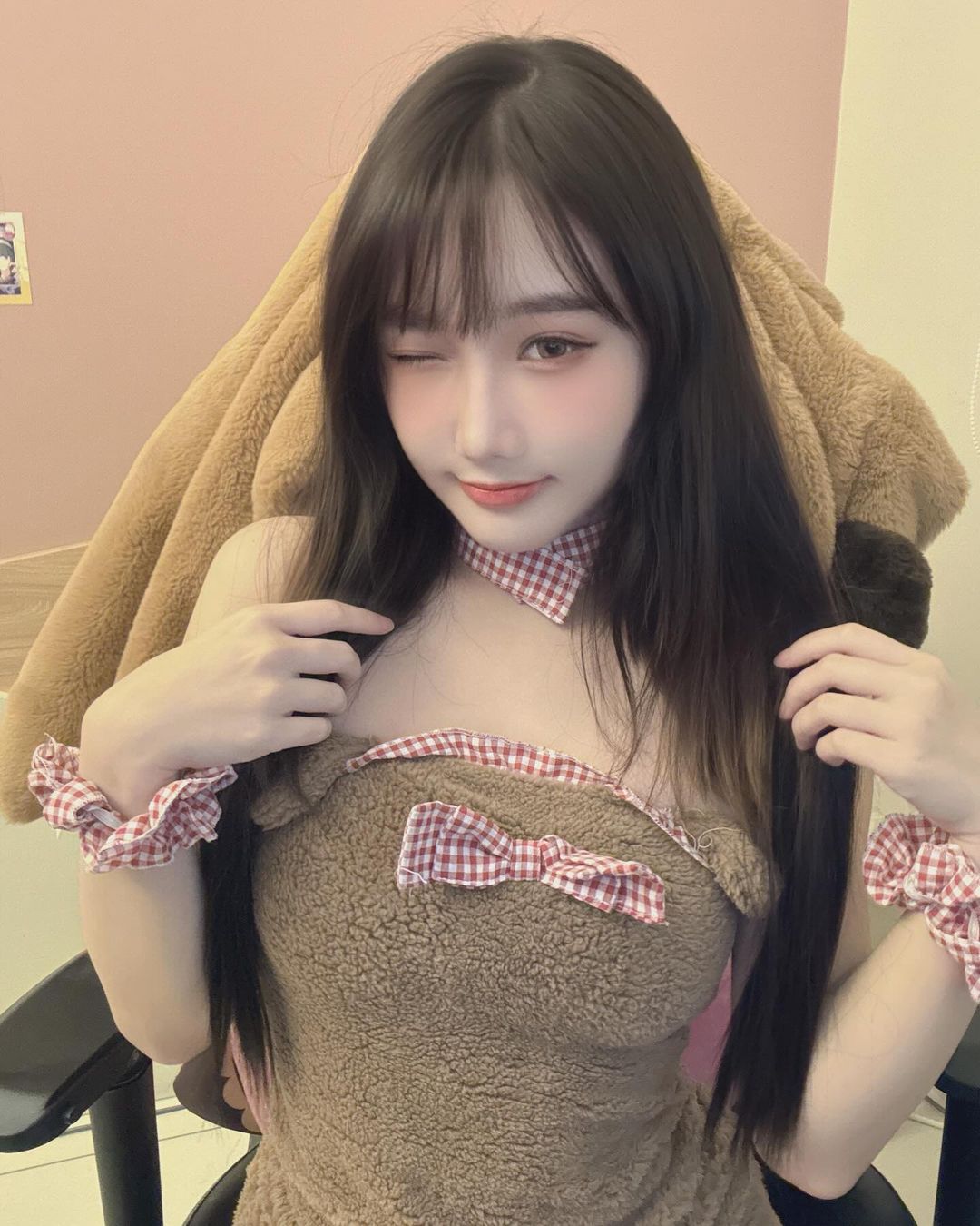 絕美正妹「蝴蝶兒」渾圓大眼清純稚嫩微性感 粉嫩嘴唇太迷人-第1章-图片8