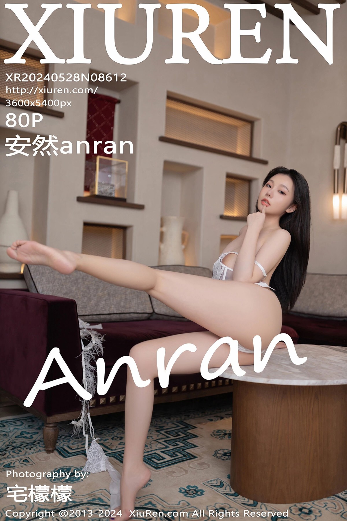 【XiuRen秀人網】2024.05.28 Vol.8612 安然anran 完整版無水印寫真【80P】-第1章-图片1
