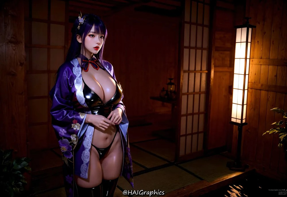 ★PATREON★ [HAIGraphics]  Raidenshogun Swimsuit Hires-第1章-图片26