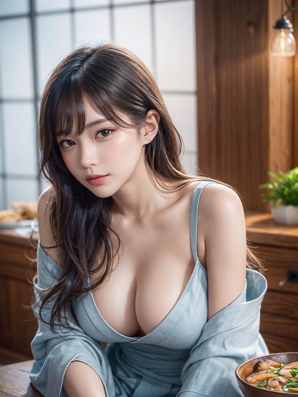 Girls in Kimono Showing Cleavages-第1章-图片40