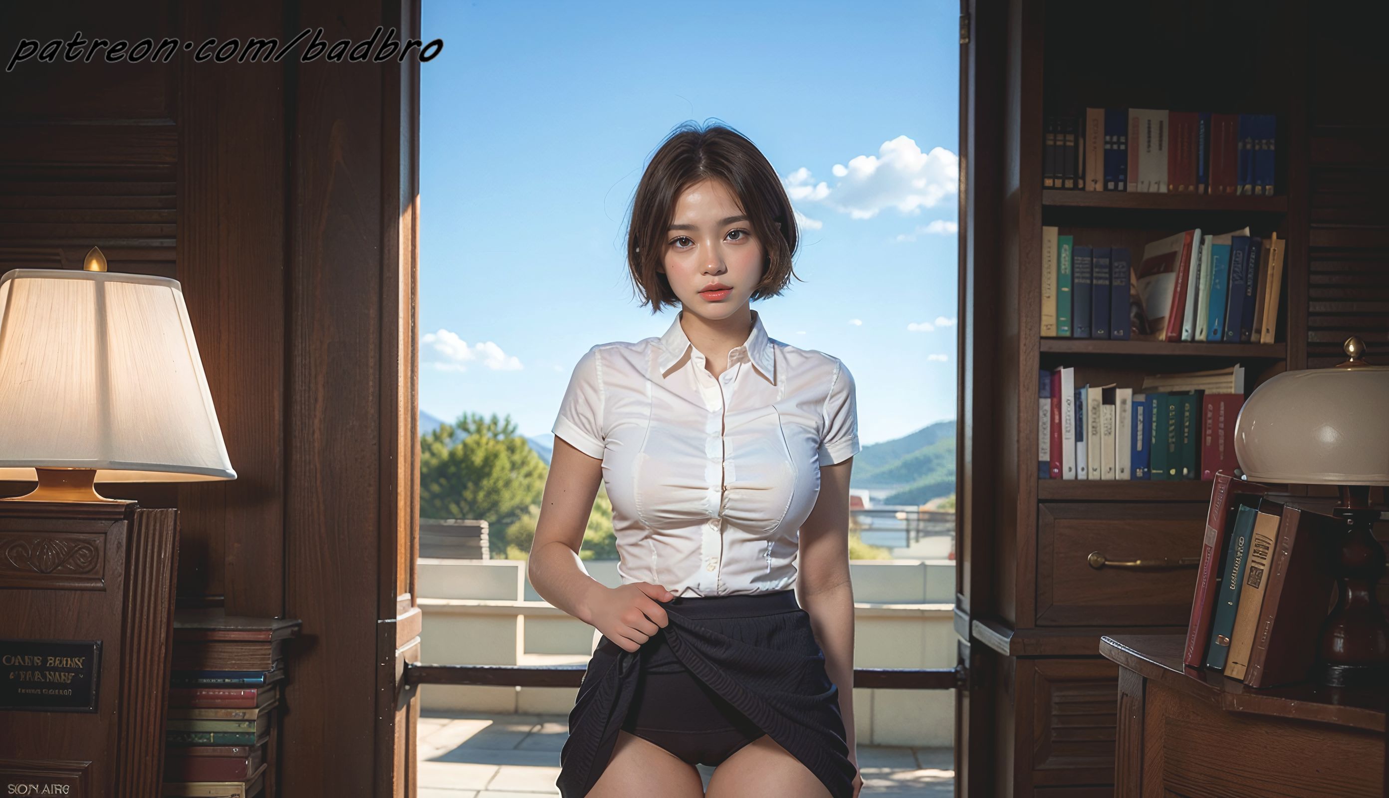 badbro_Exhibitionism naughty librarian-第1章-图片11