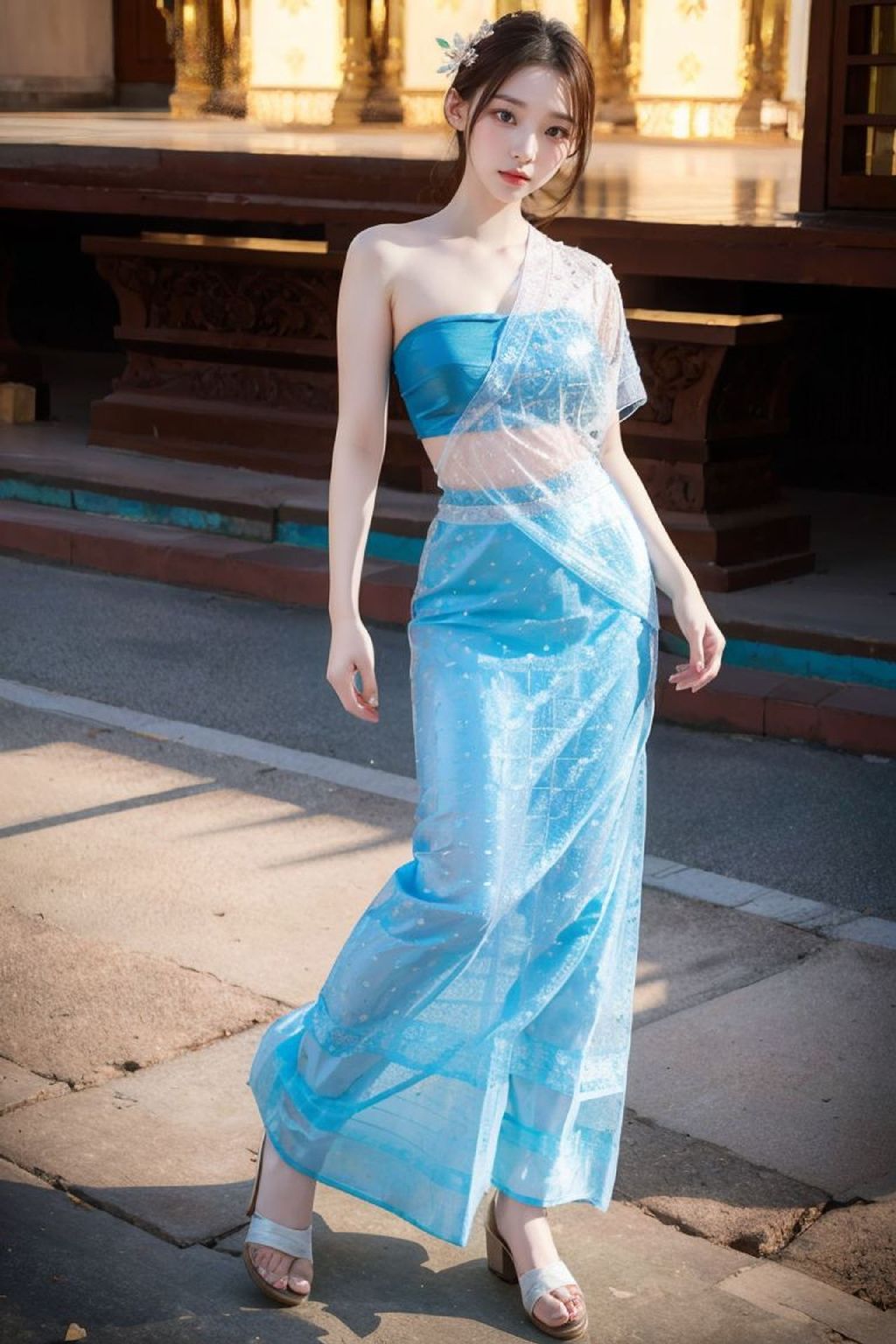 Thailand Blue Dress-第1章-图片27