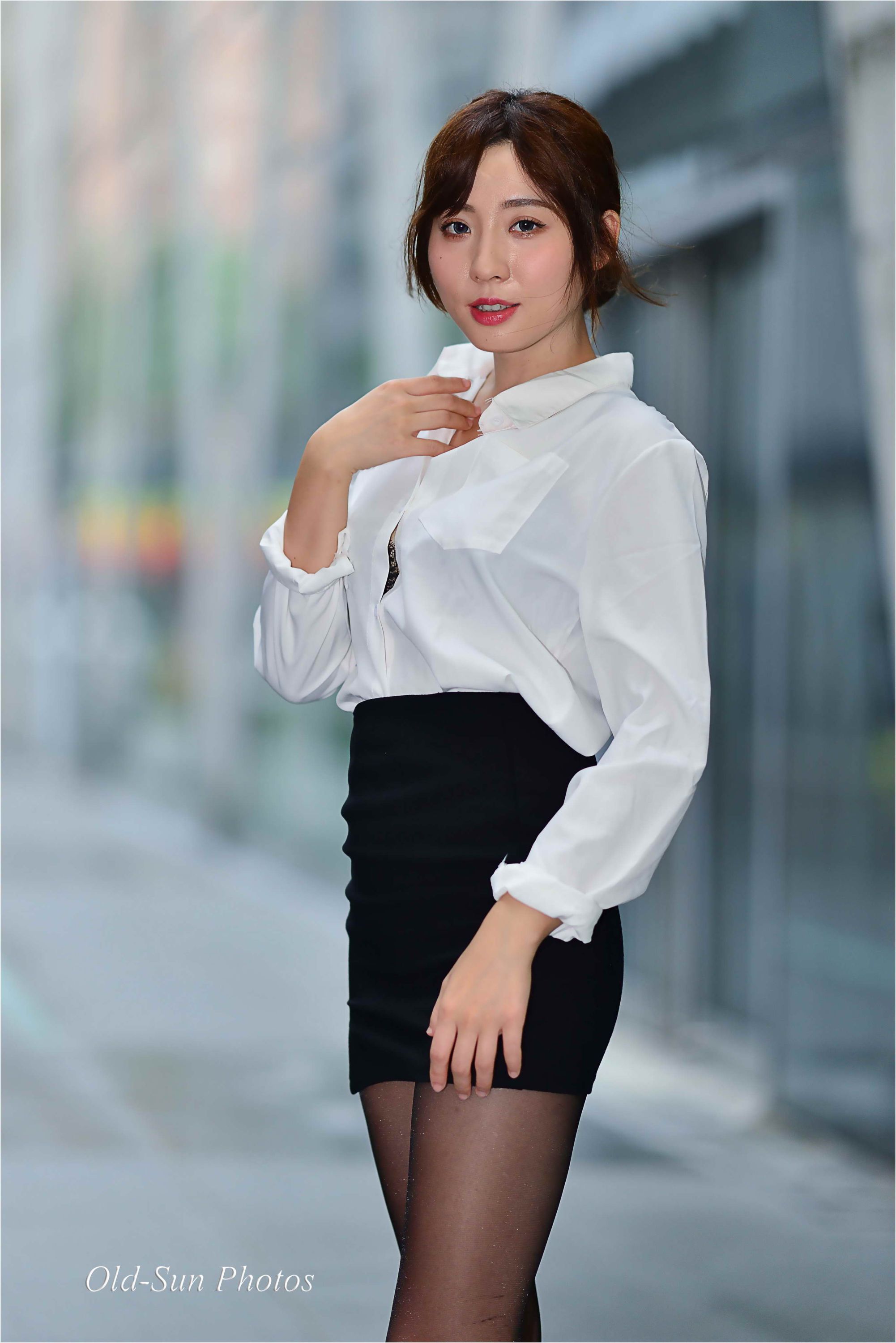 【美腿番外篇系列】長腿美模 鈺勳 OL黑絲 高跟美腿2【86P】-第1章-图片8