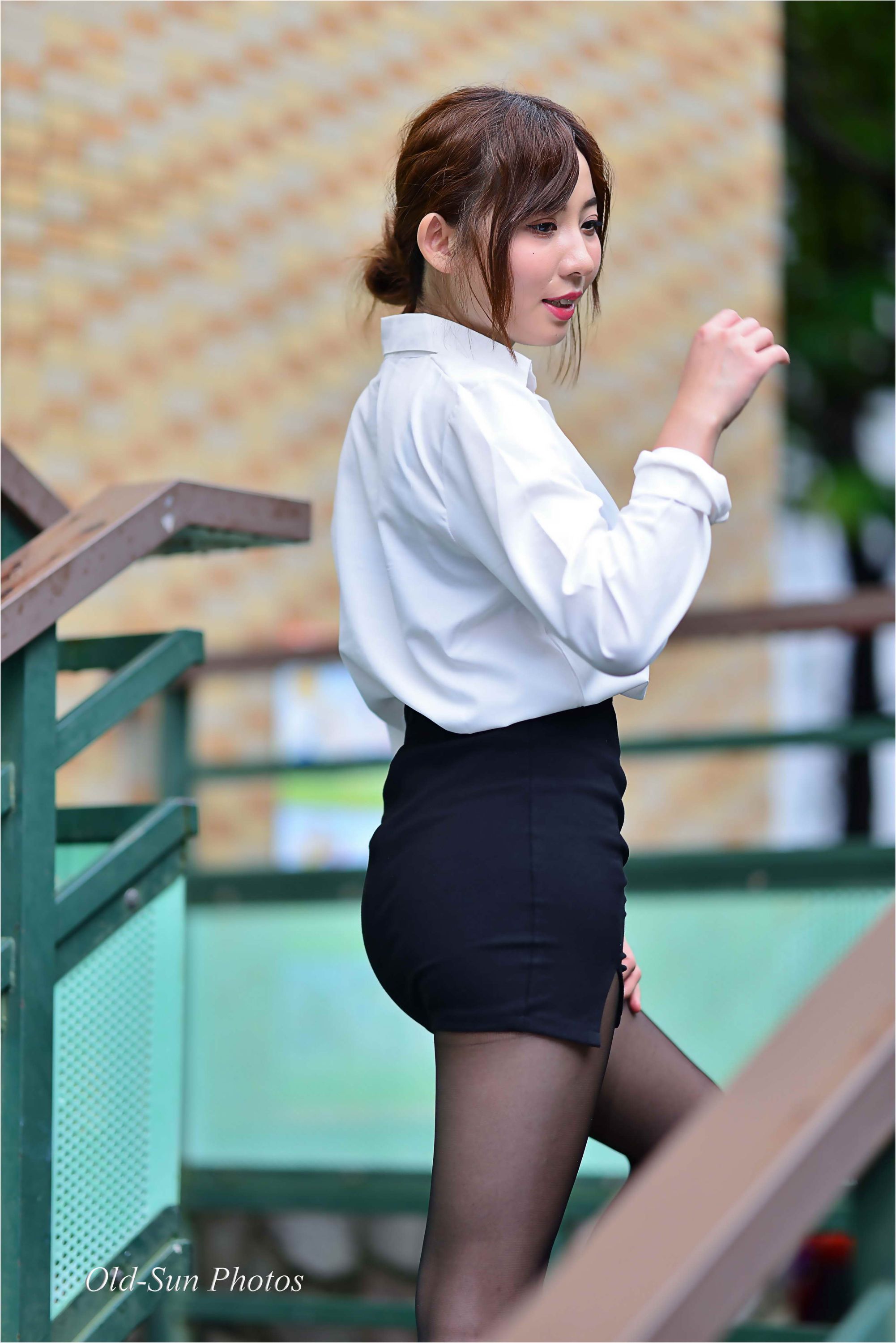 【美腿番外篇系列】長腿美模 鈺勳 OL黑絲 高跟美腿2【86P】-第1章-图片28