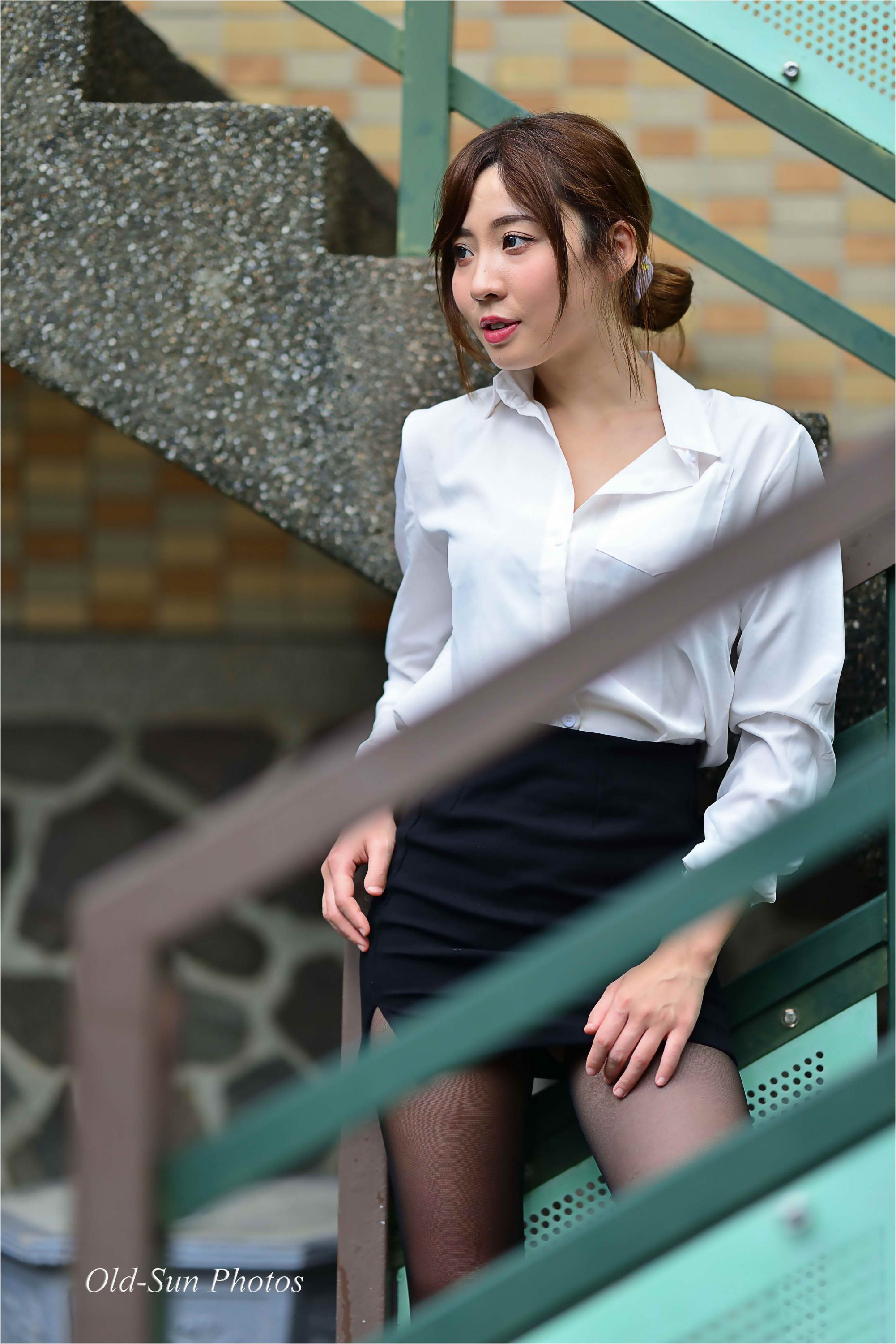 【美腿番外篇系列】長腿美模 鈺勳 OL黑絲 高跟美腿2【86P】-第1章-图片37