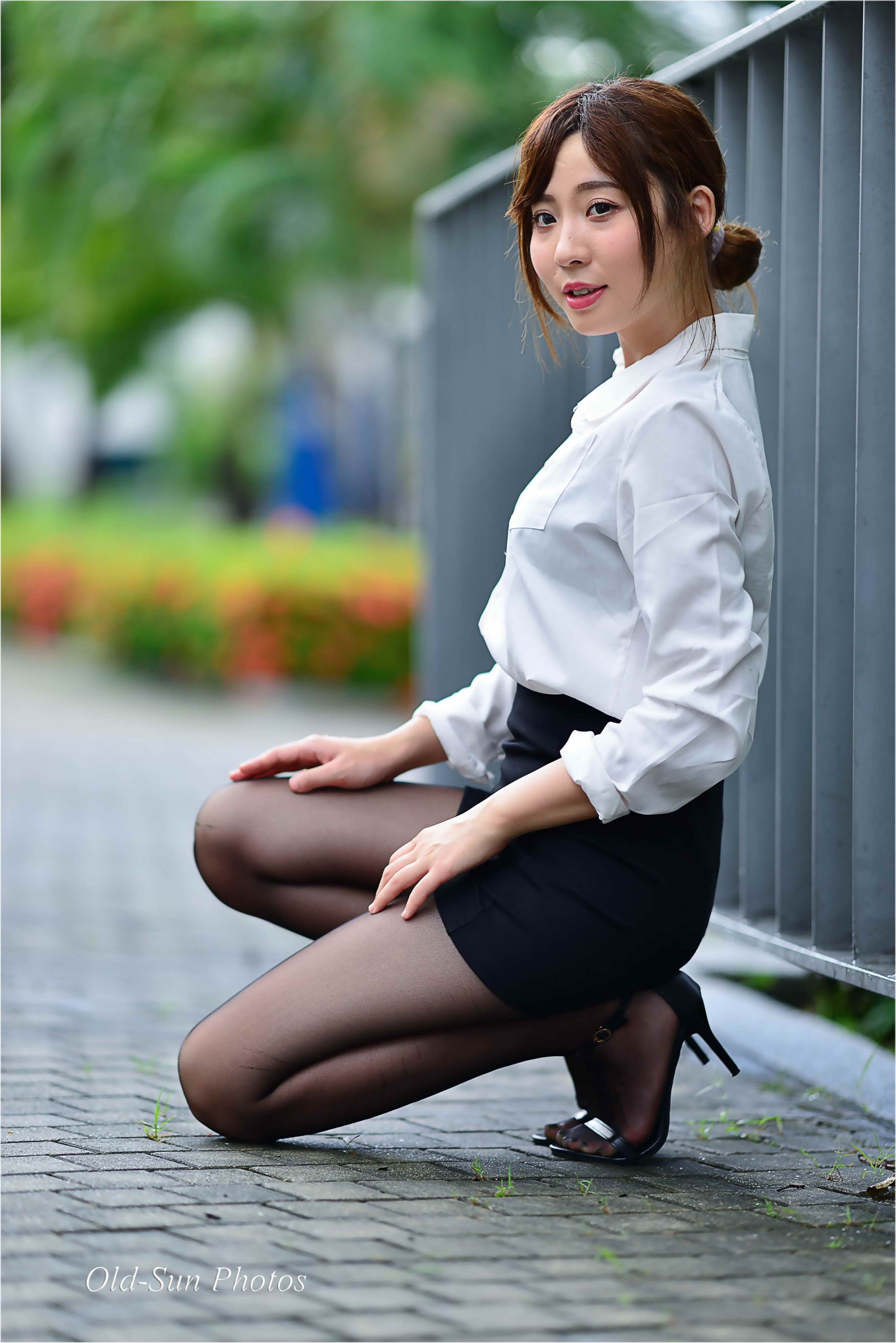【美腿番外篇系列】長腿美模 鈺勳 OL黑絲 高跟美腿2【86P】-第1章-图片55