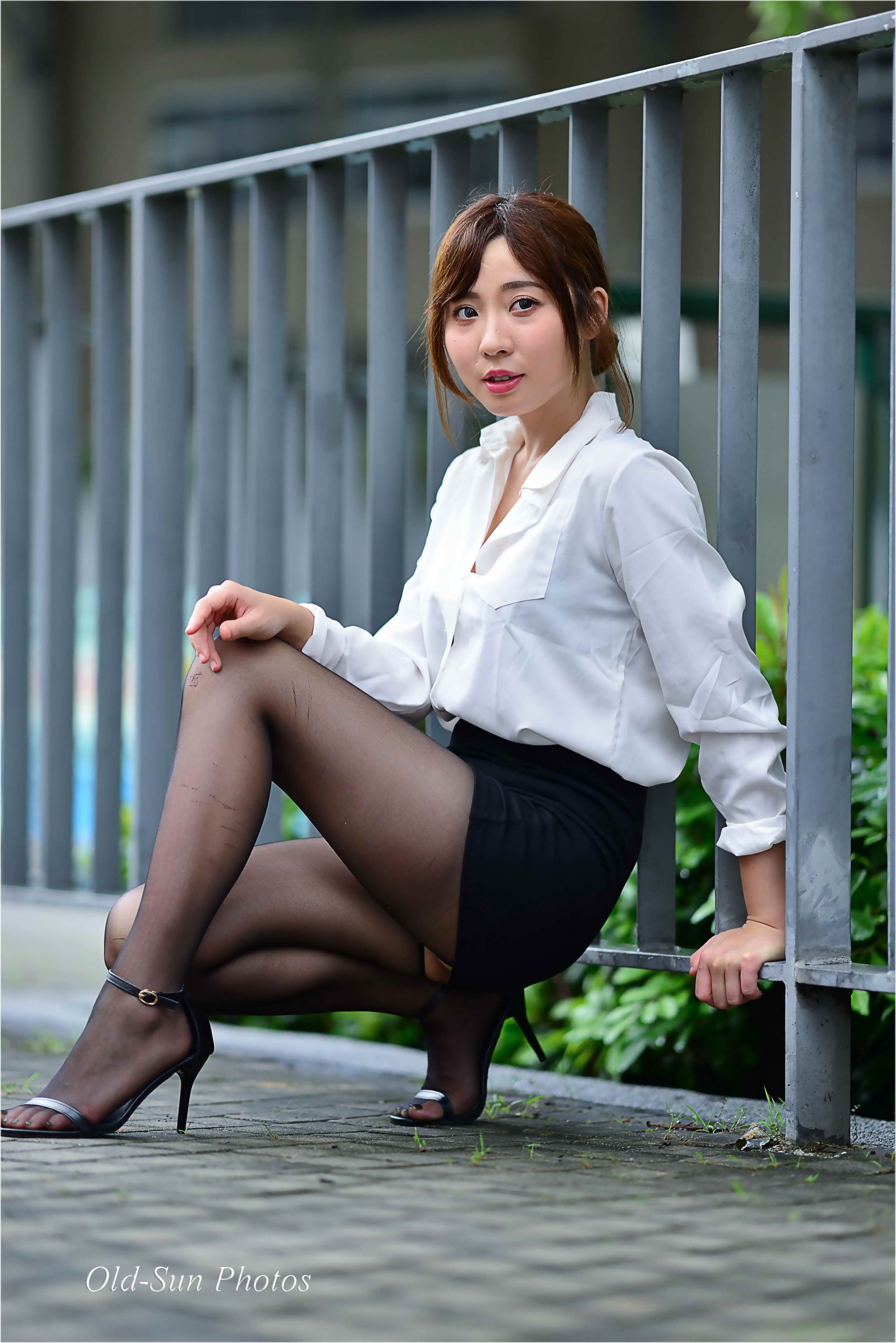 【美腿番外篇系列】長腿美模 鈺勳 OL黑絲 高跟美腿2【86P】-第1章-图片65