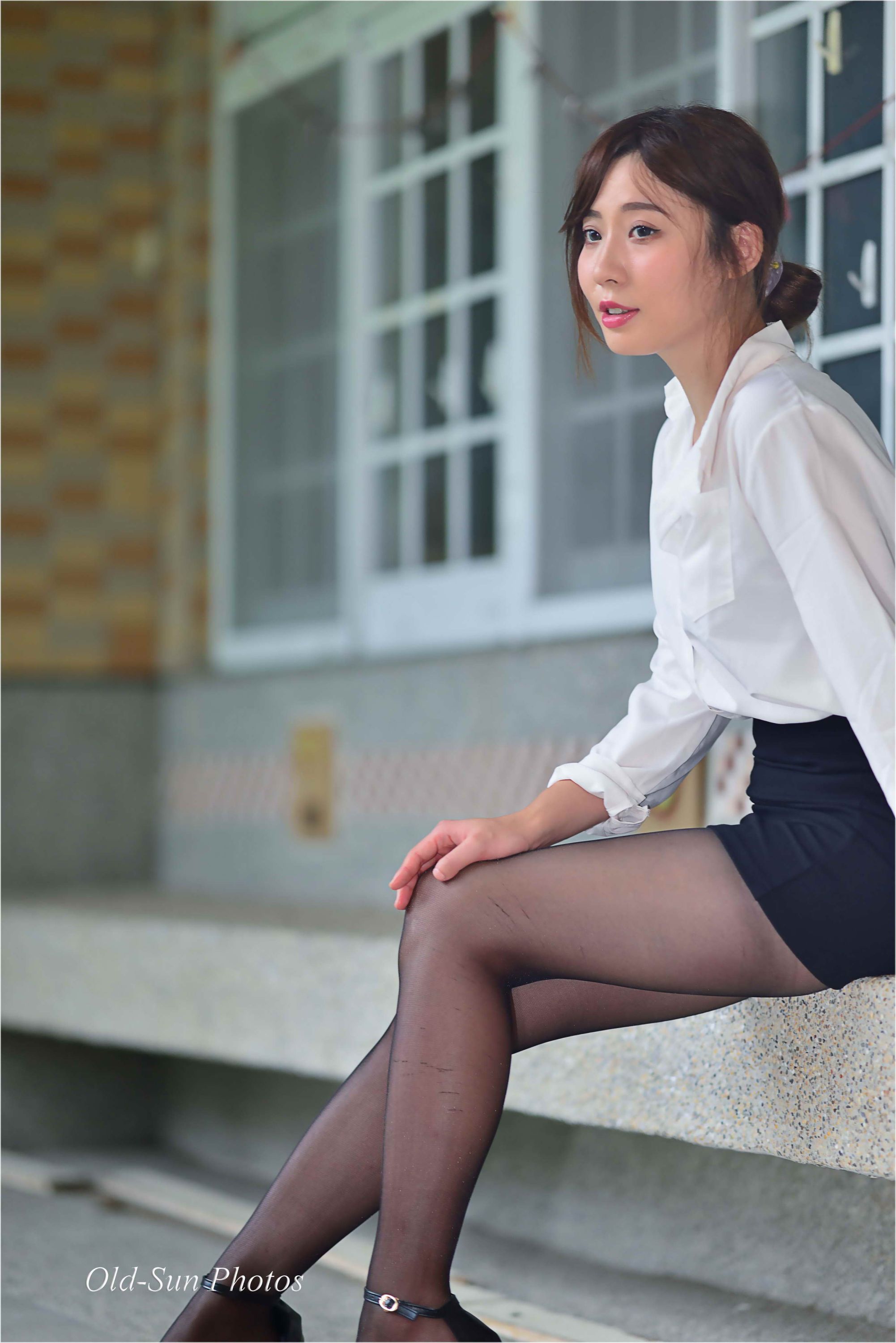 【美腿番外篇系列】長腿美模 鈺勳 OL黑絲 高跟美腿2【86P】-第1章-图片79