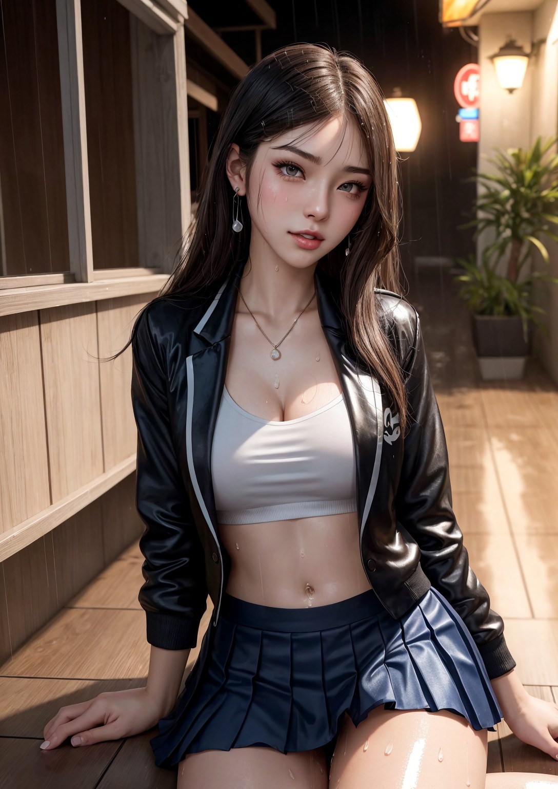 It was raining when Captain Riley came home.-第1章-图片41