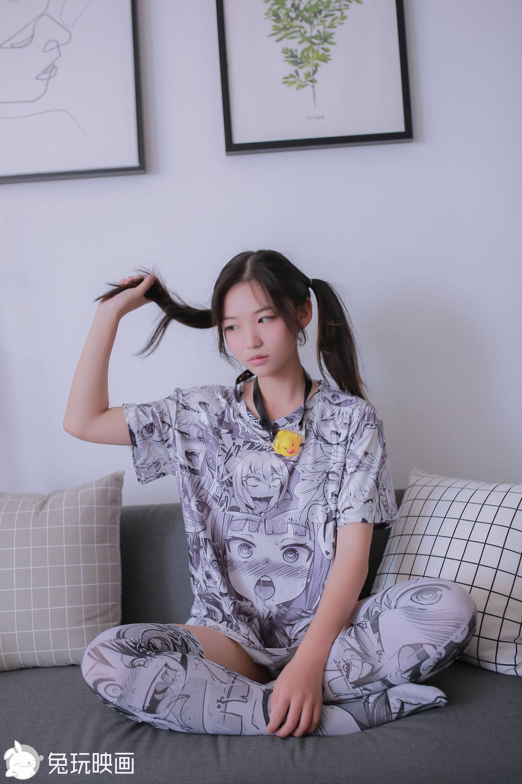 Rabbit play cartoon socks and pink suits-第1章-图片13