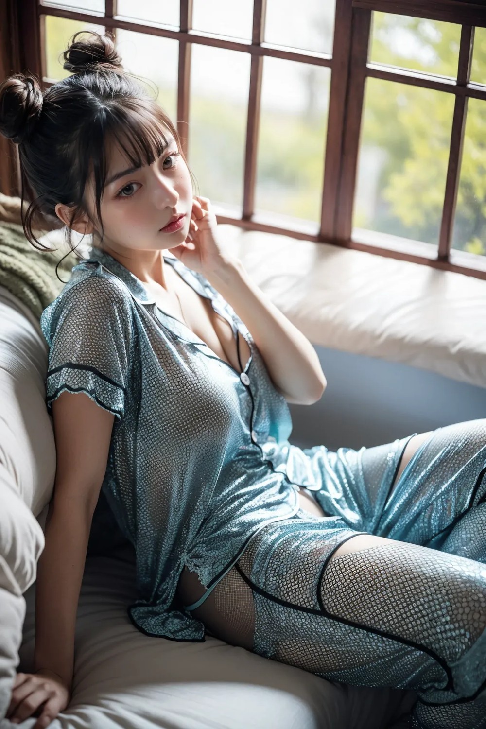 ★PATREON★ [Beauty AI Wkey] Cute Girl In Pajamas 2-第1章-图片4
