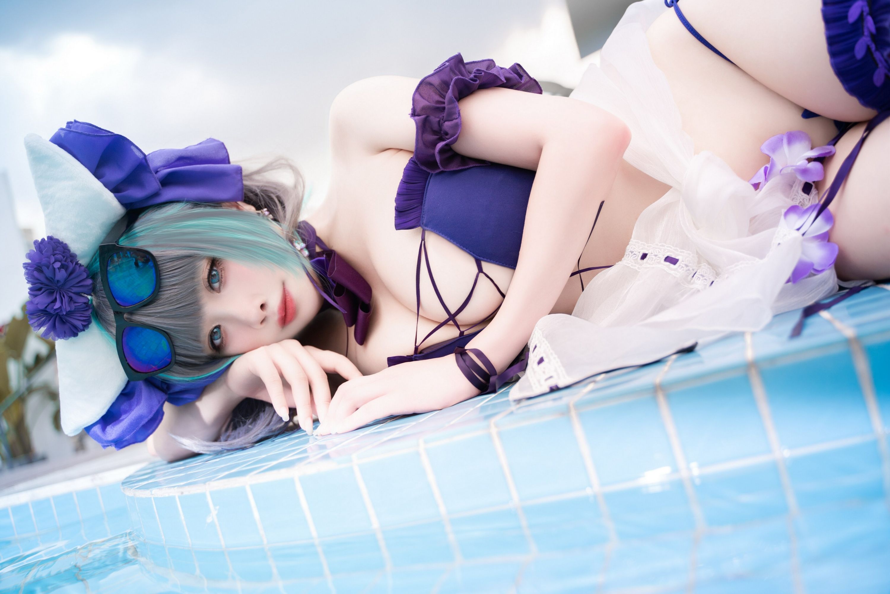 Online collection series of welfare fairytale honeycomb swimsuit VIP welfare post all 64p-第1章-图片15