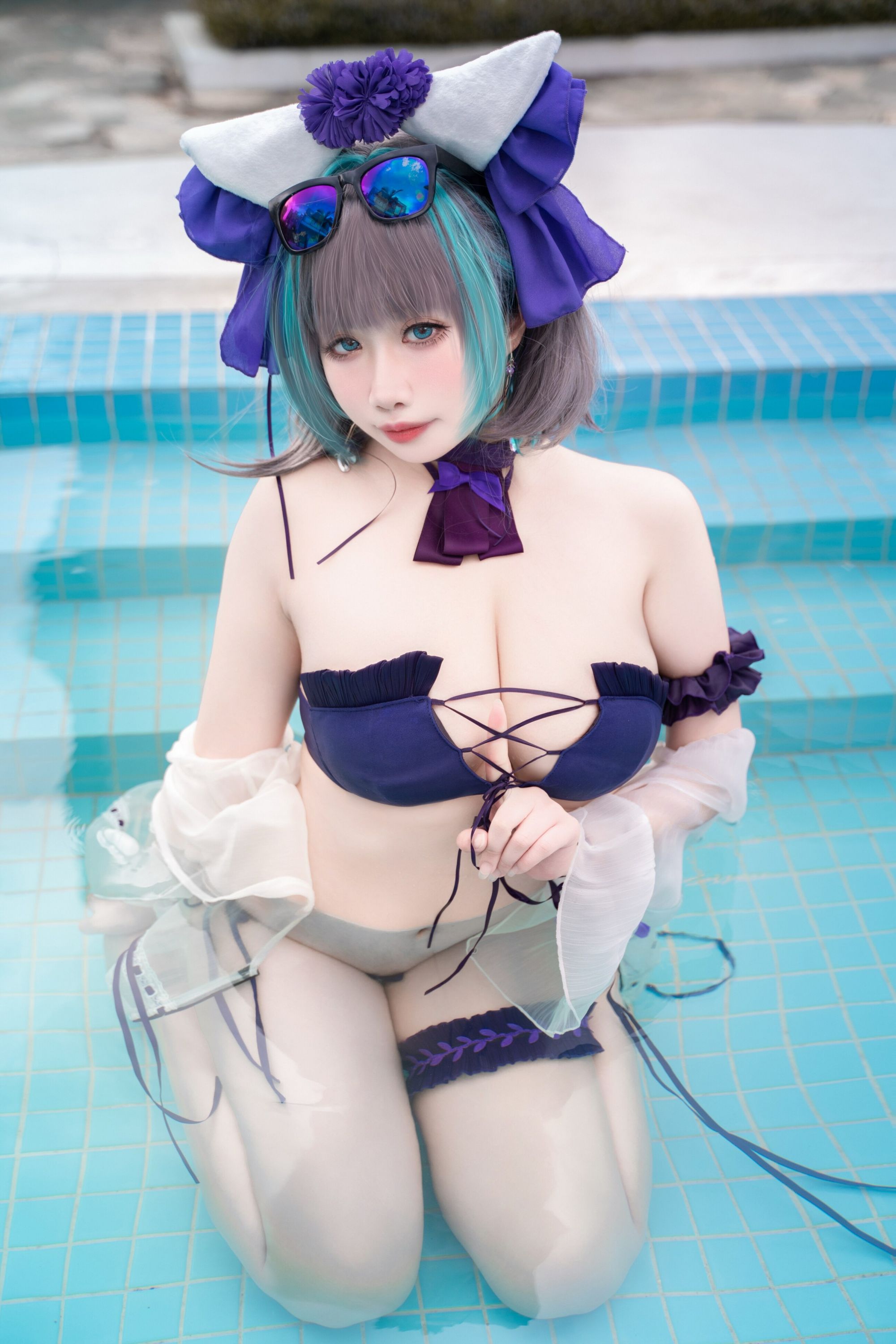 Online collection series of welfare fairytale honeycomb swimsuit VIP welfare post all 64p-第1章-图片24