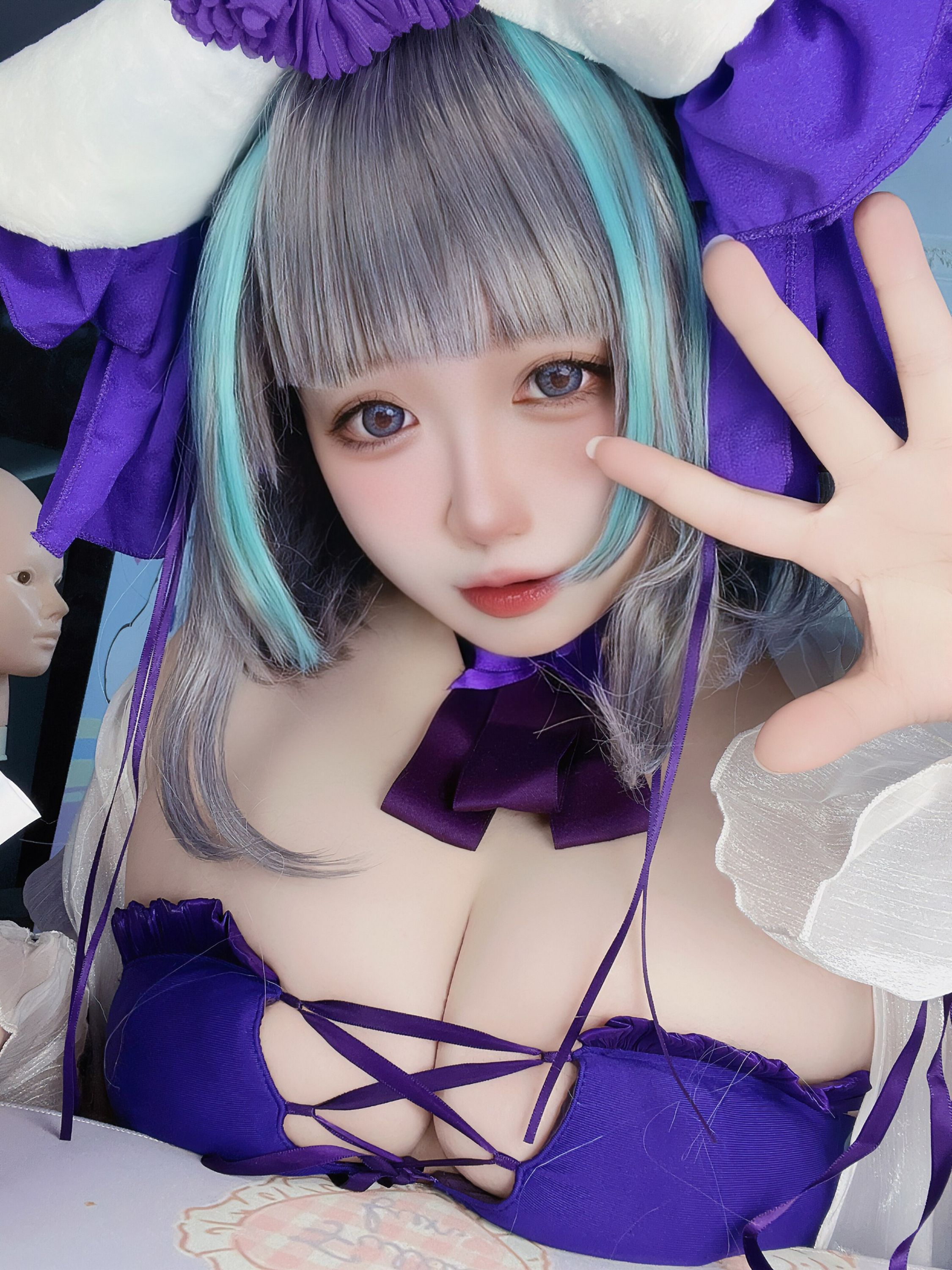 Online collection series of welfare fairytale honeycomb swimsuit VIP welfare post all 64p-第1章-图片50